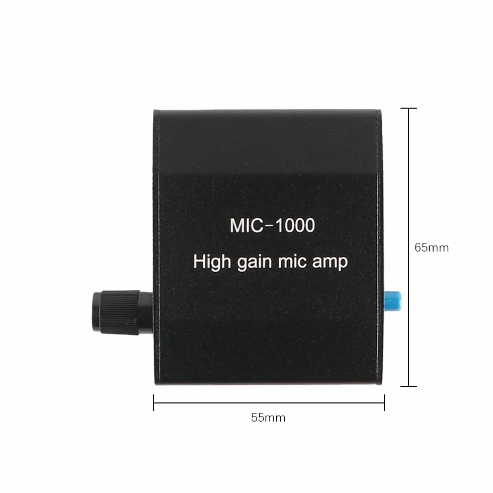 Kit amplificateur microphone préampli son gain 1000x ensemble accessoires enregistrement direct diffusion