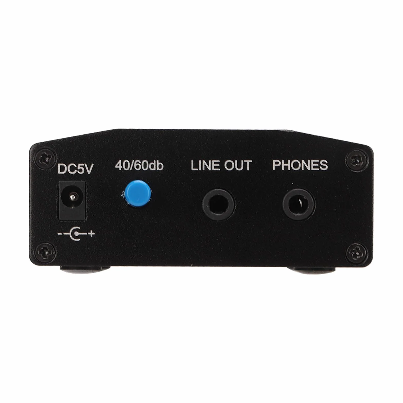 Amplificateur de Microphone Préampli à Gain élevé 1000 Fois 3,5 mm pour Musiciens Podcasters