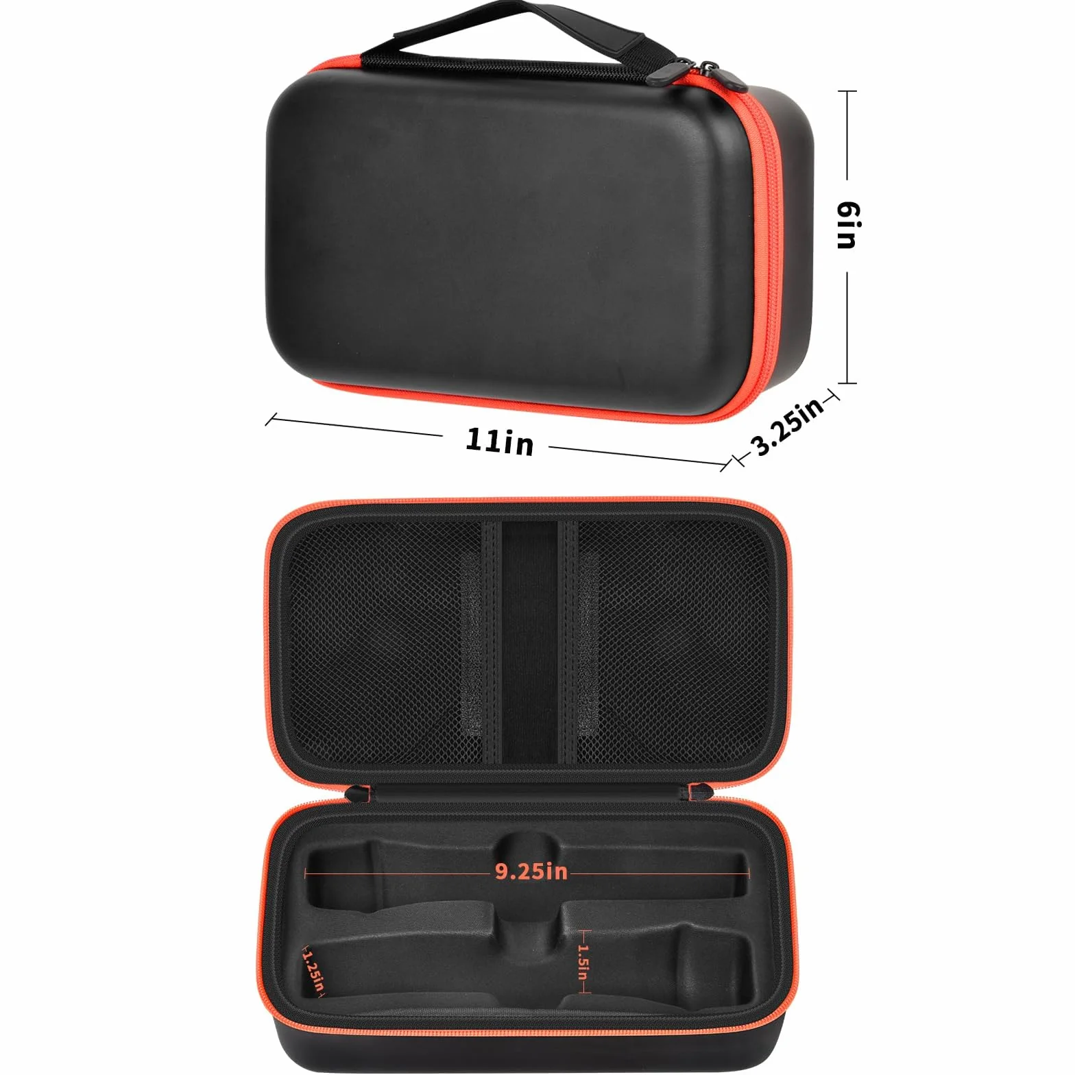 Étui de Microphone sans Fil JBL pour Deux Microphones, Sac de Voyage pour Chant et Karaoké - Noir