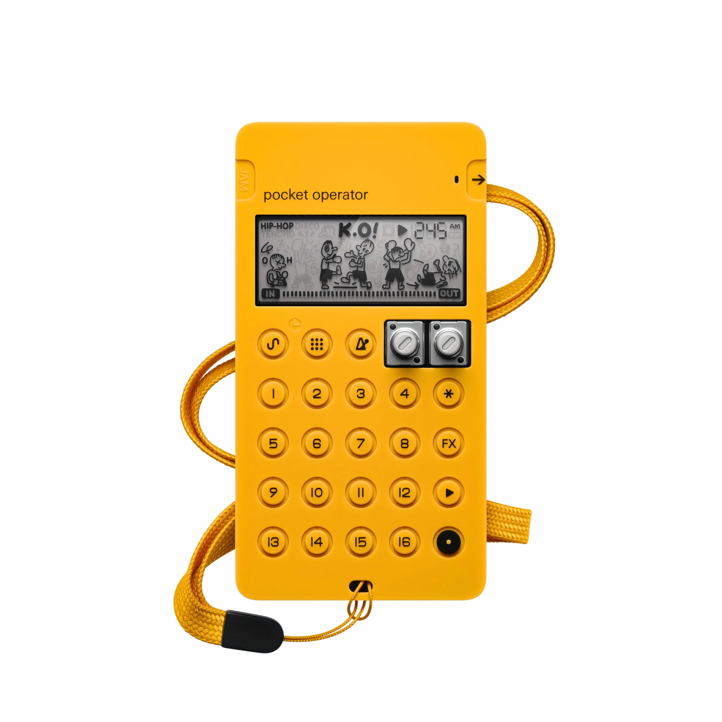 Teenage Engineering CA-X Étui Universel Housse Silicone Jaune