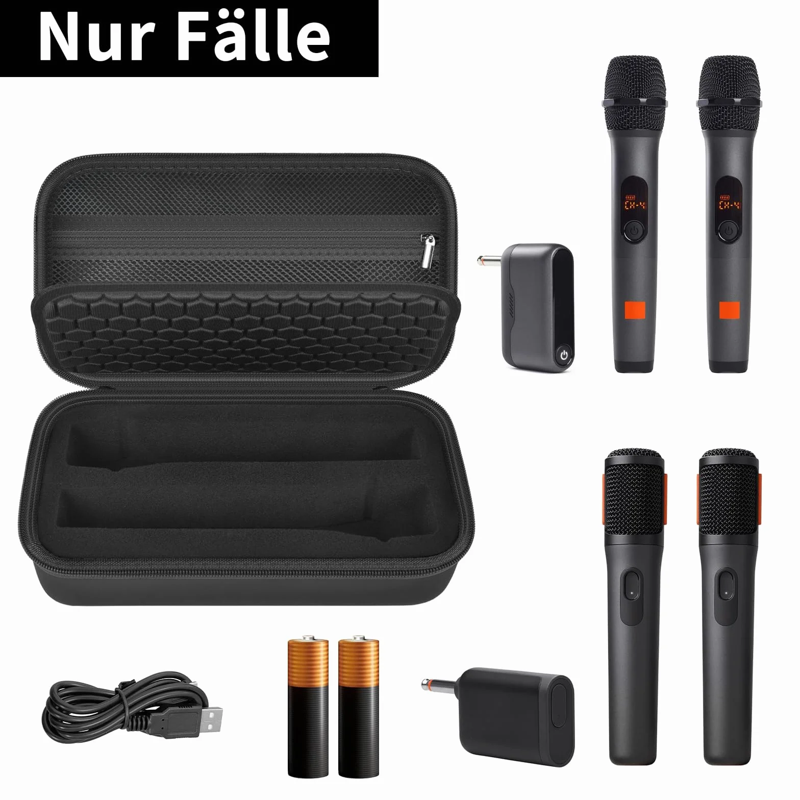 JBL Partybox Double Microphone Étui de Voyage Compatible Sans Fil