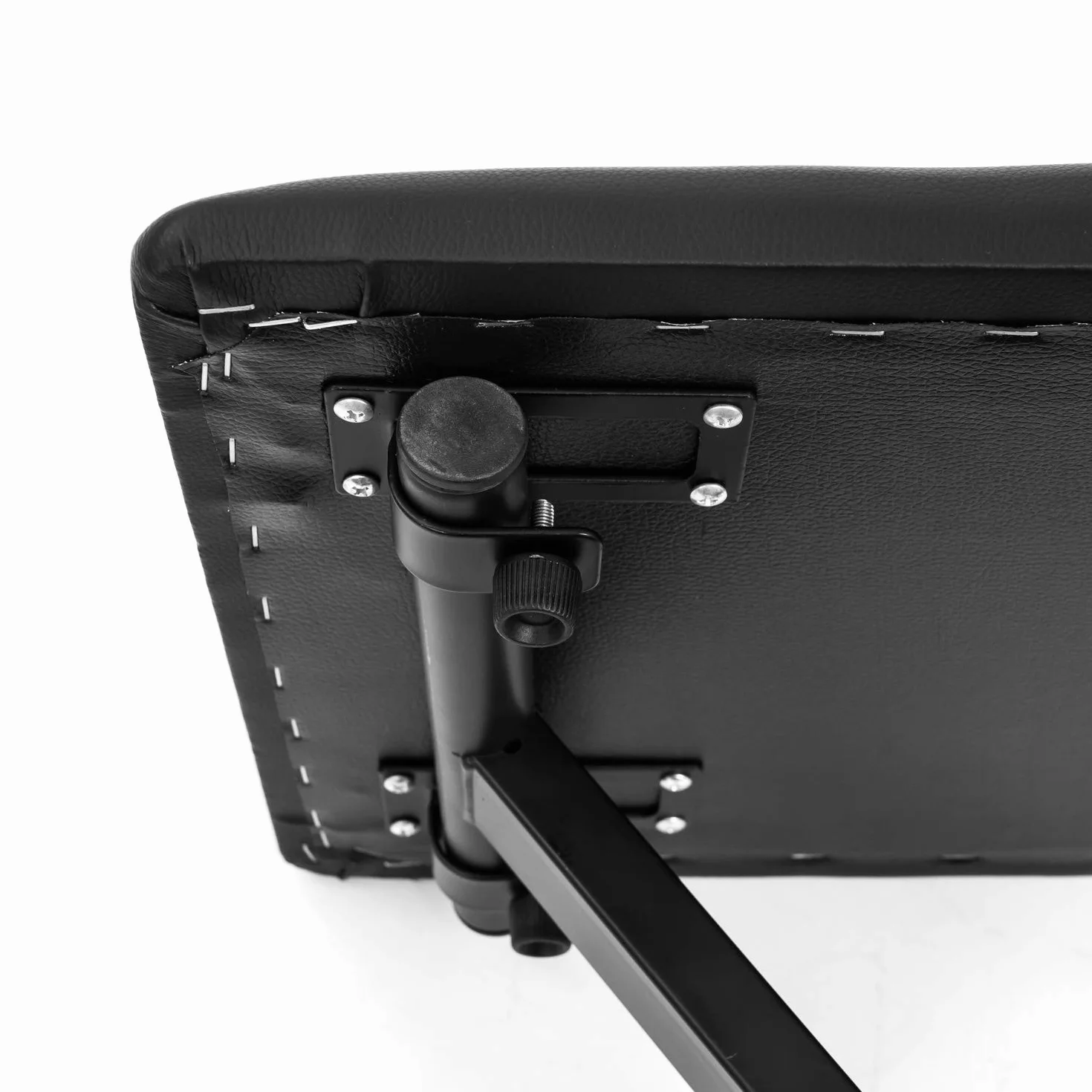 CASCHA Banc de Clavier réglable en Hauteur Tabouret de Piano Pliable Simili Cuir Noir Mat