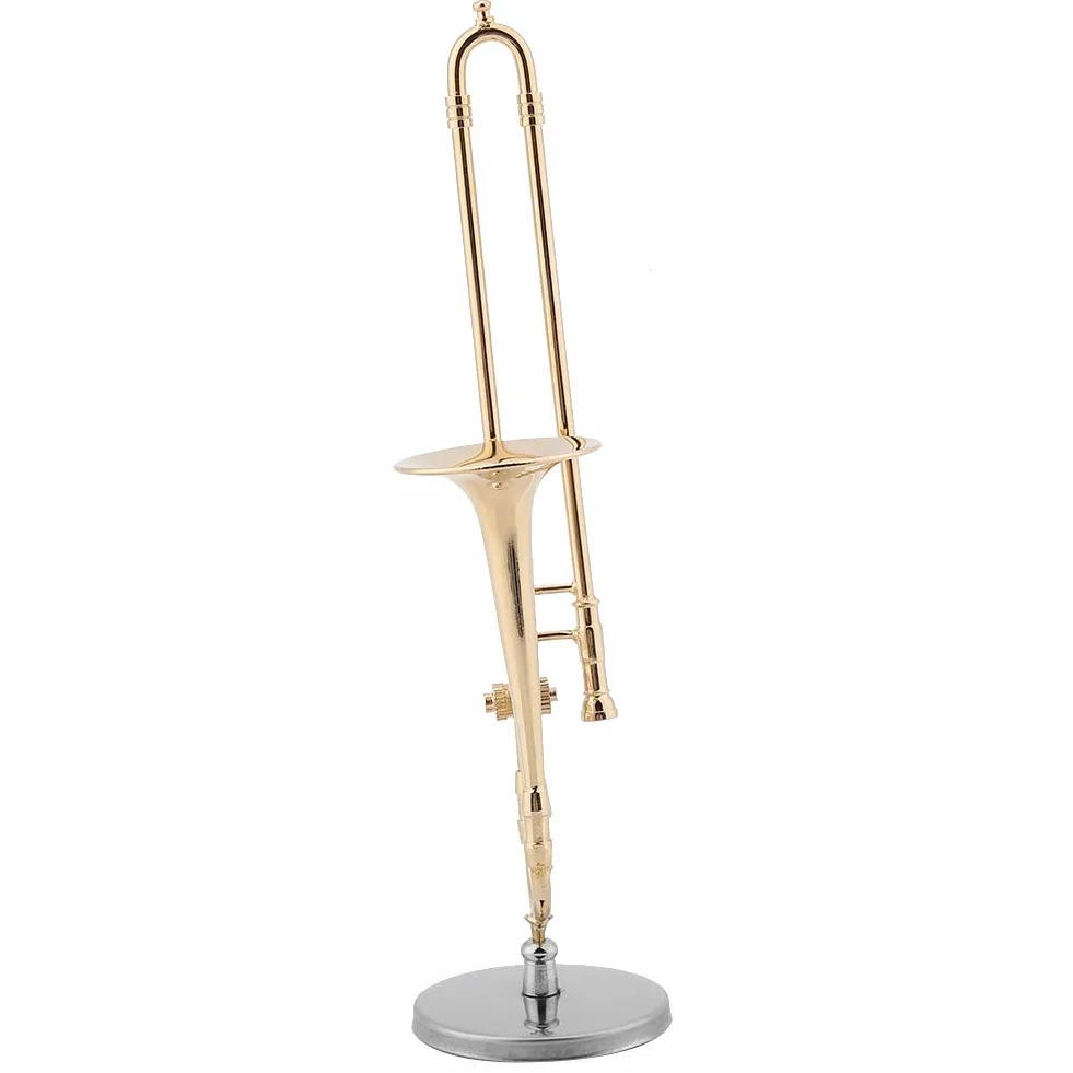 Miniature Trombone en Laiton Modèle Musical pour Enfants Musiciens
