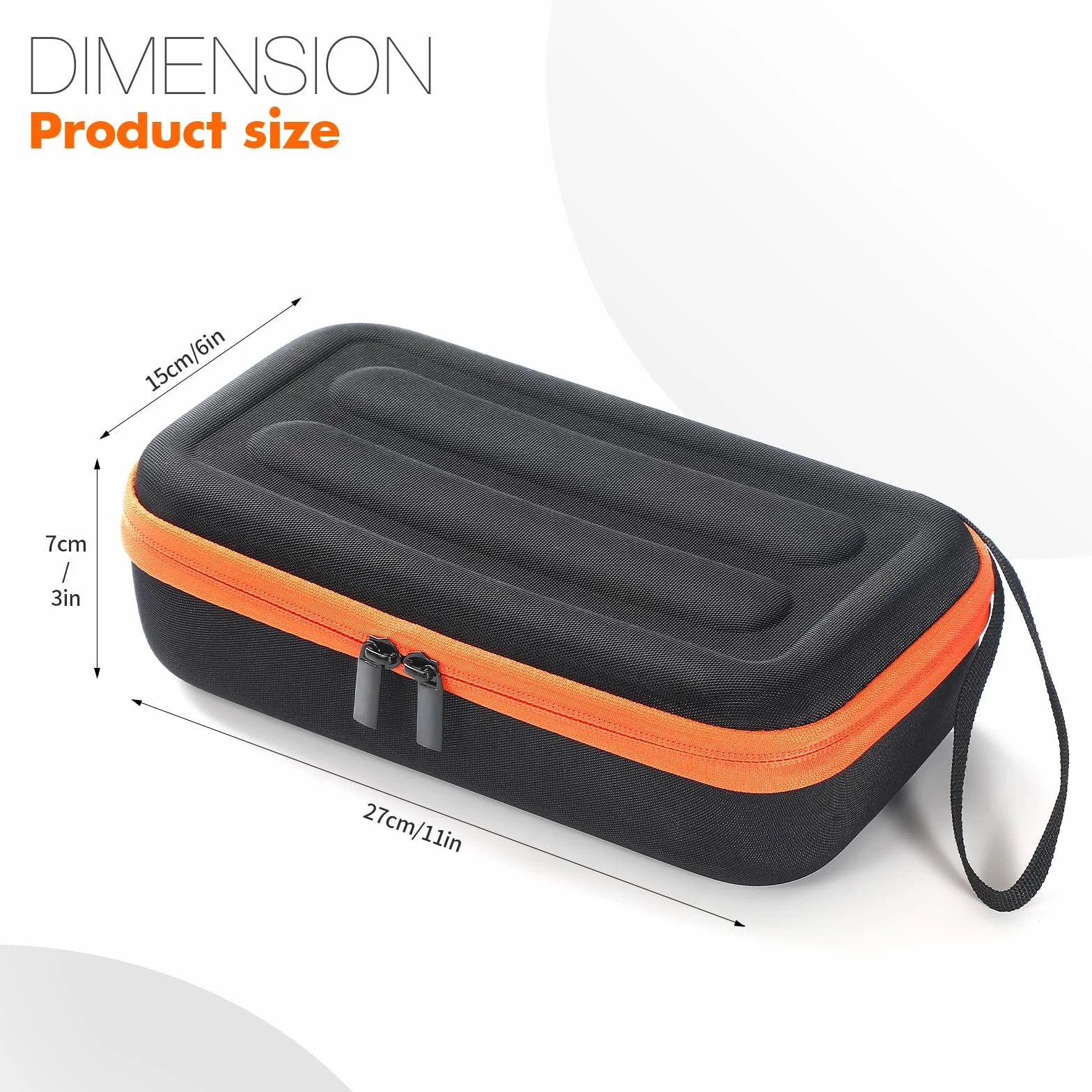 Étui de rangement pour microphone JBL Party Box, organisateur rigide pour 1 paire microphones Bluetooth, Noir