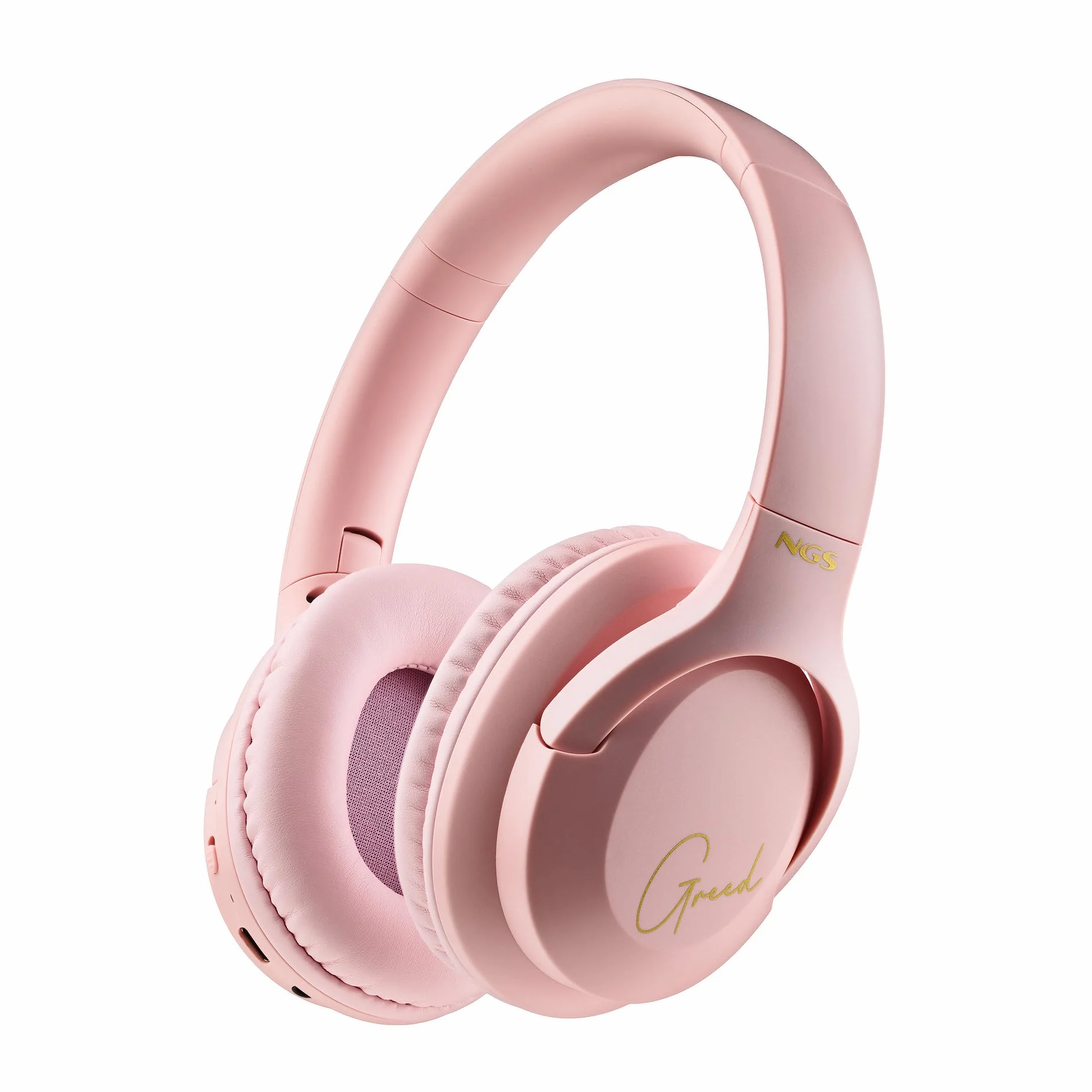 Casque Supra-aural sans Fil Bluetooth Rose NGS Artica Greed Pink 40h Microphone Intégré Pliable