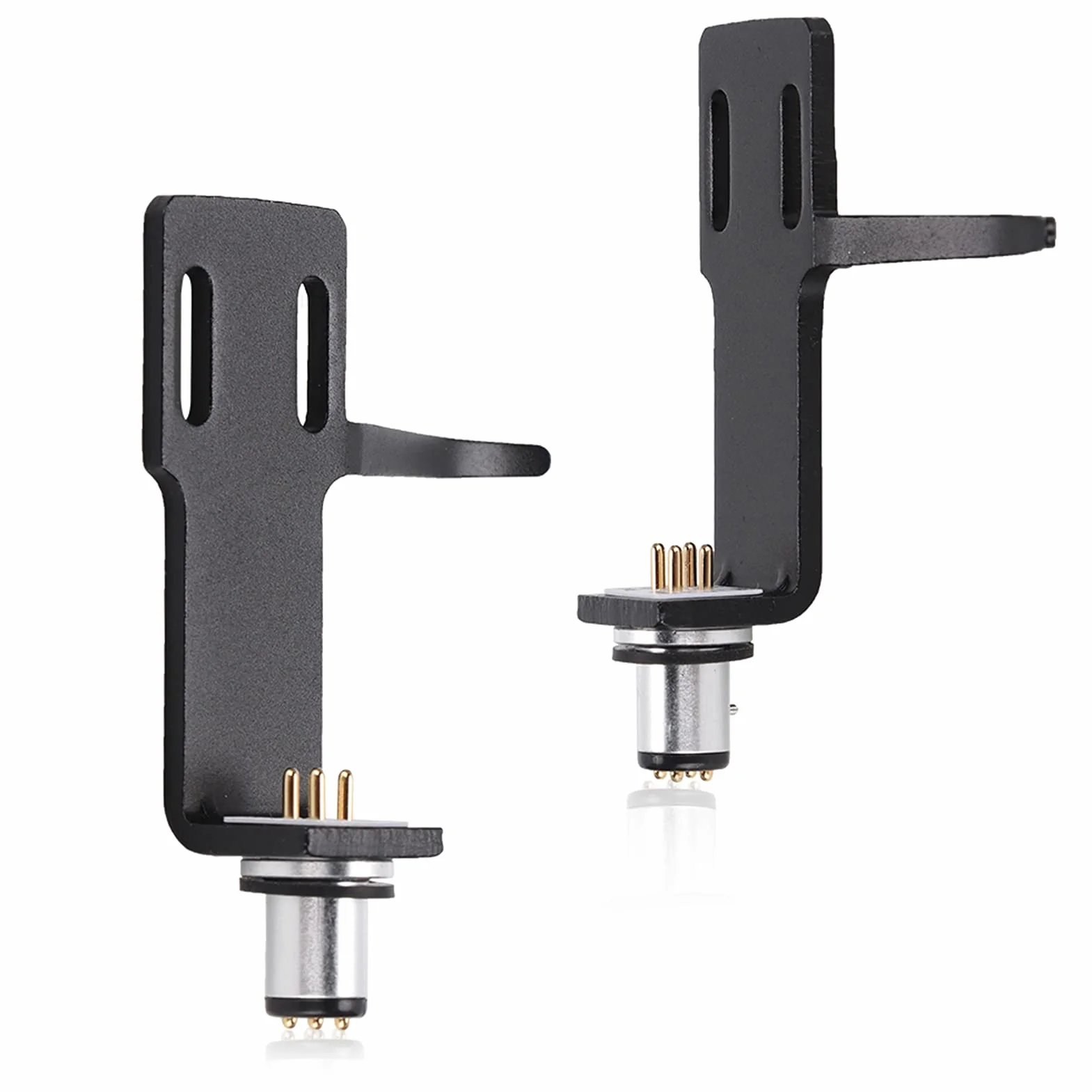 Porte-Cellule pour Lecteur Phono avec 4 Câbles et 2 Paires de Vis, pour Platines Vinyles