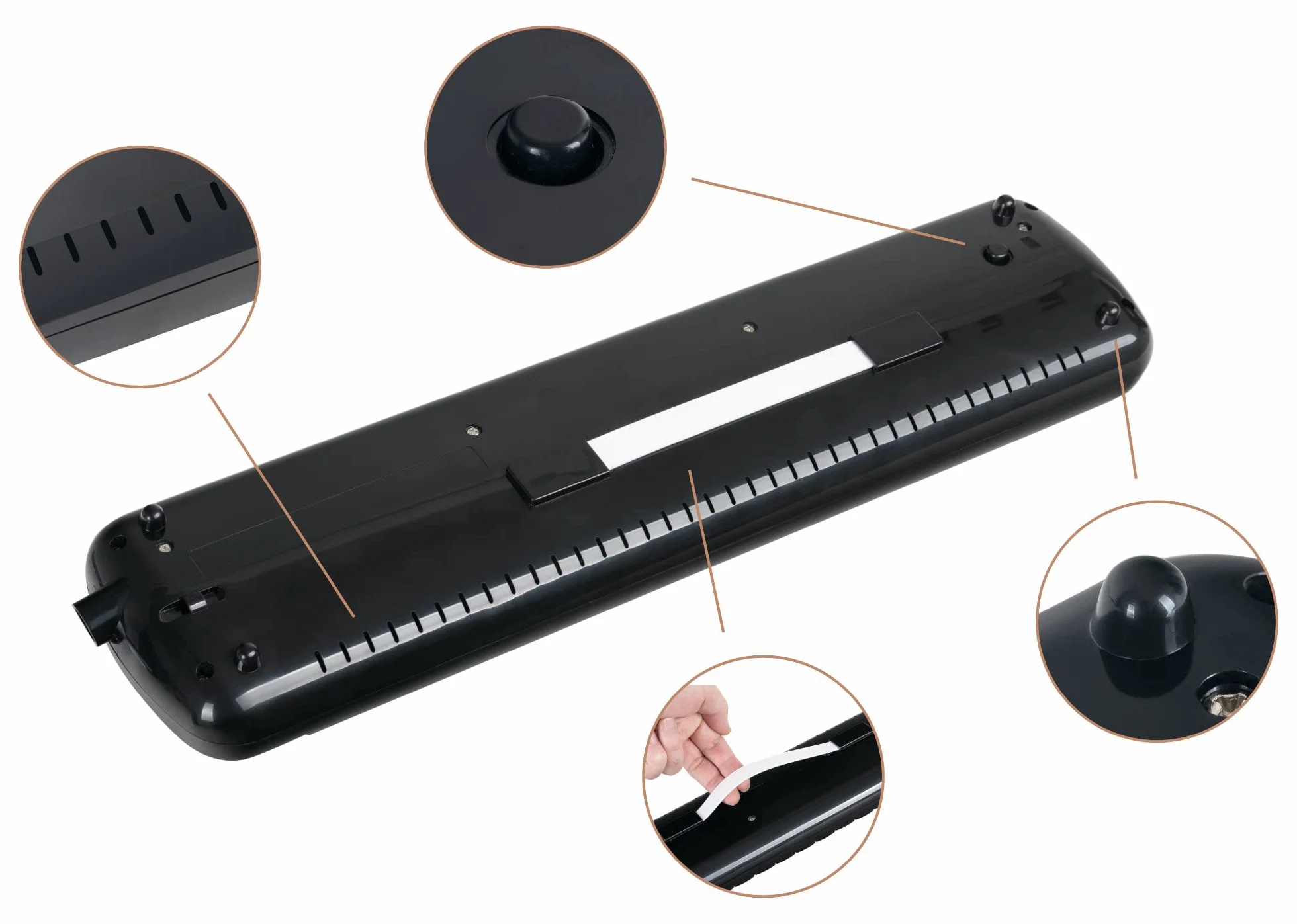 Classic Cantabile PML-37 BK Mélodica 37 touches noires f-f³ Noir avec étui