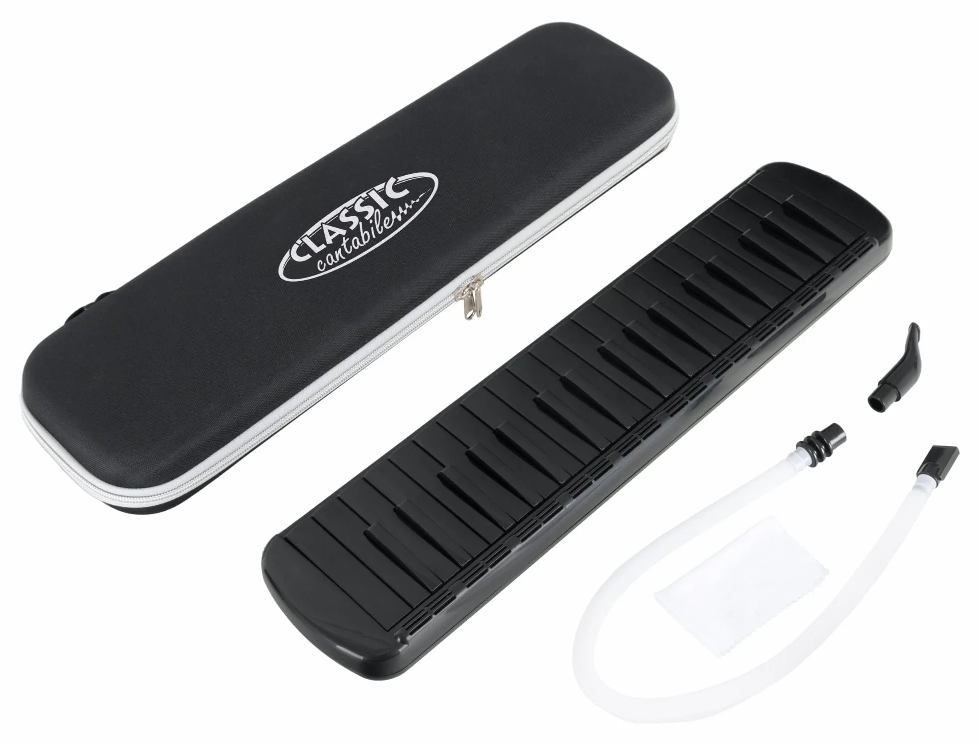 Classic Cantabile PML-37 BK Mélodica 37 touches noires f-f³ Noir avec étui