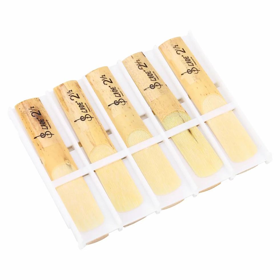 Lot de 10 anches de clarinette en plastique 2,5 mm - Plates - Pour clarinette