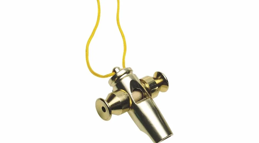 Latin Percussion Sifflets Samba Tri-Tone Gold LP352