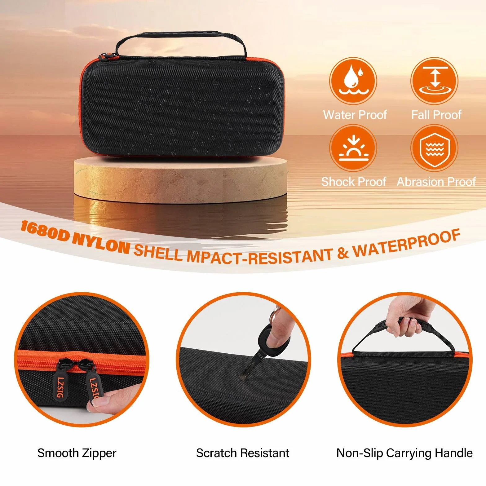Étui de Microphone sans Fil JBL Wireless Two, Mousse prédécoupée pour Double Microphone Portable Partybox, Sac de Voyage