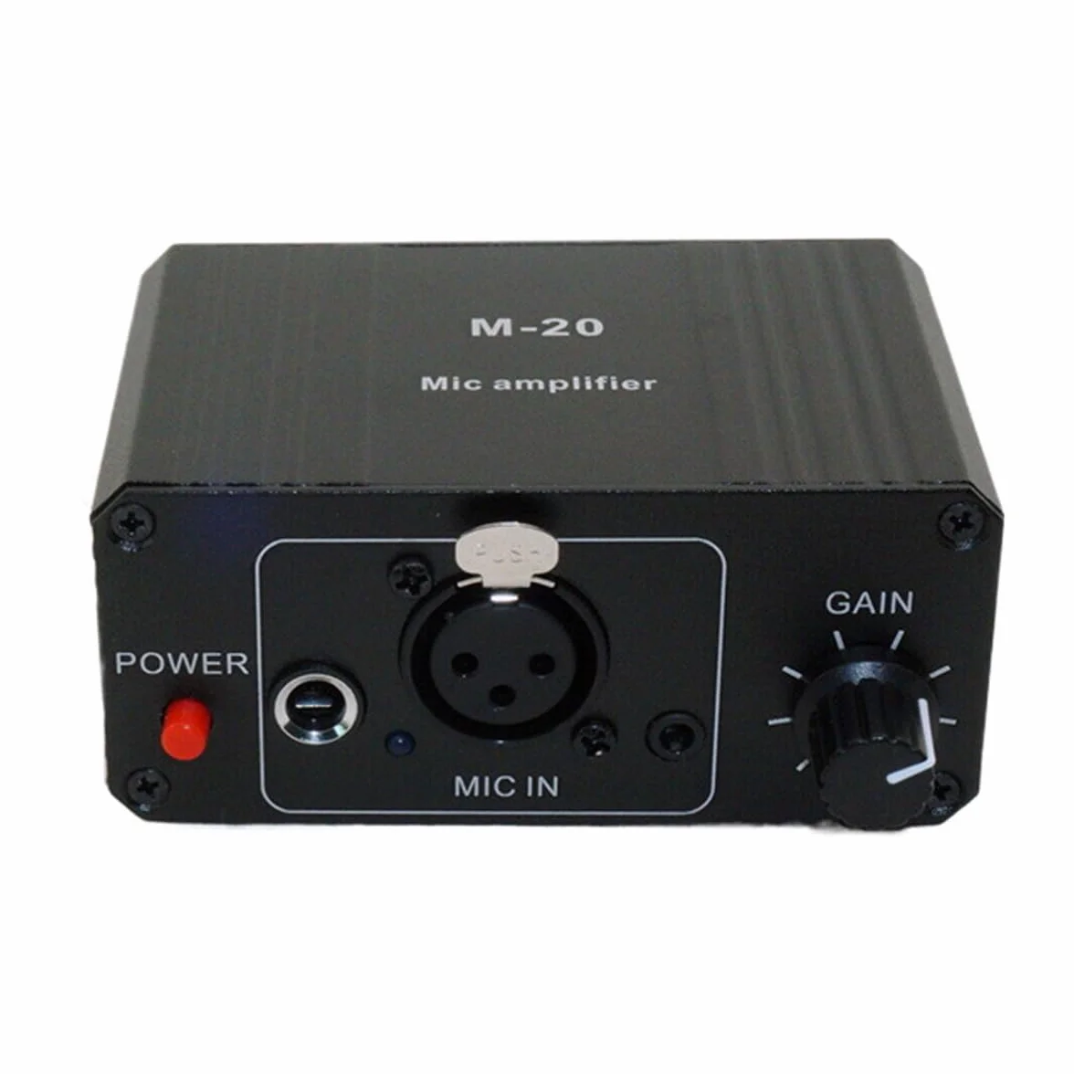 Préampli Micro 48V Alimentation Fantôme Sortie XLR Gain Élevé