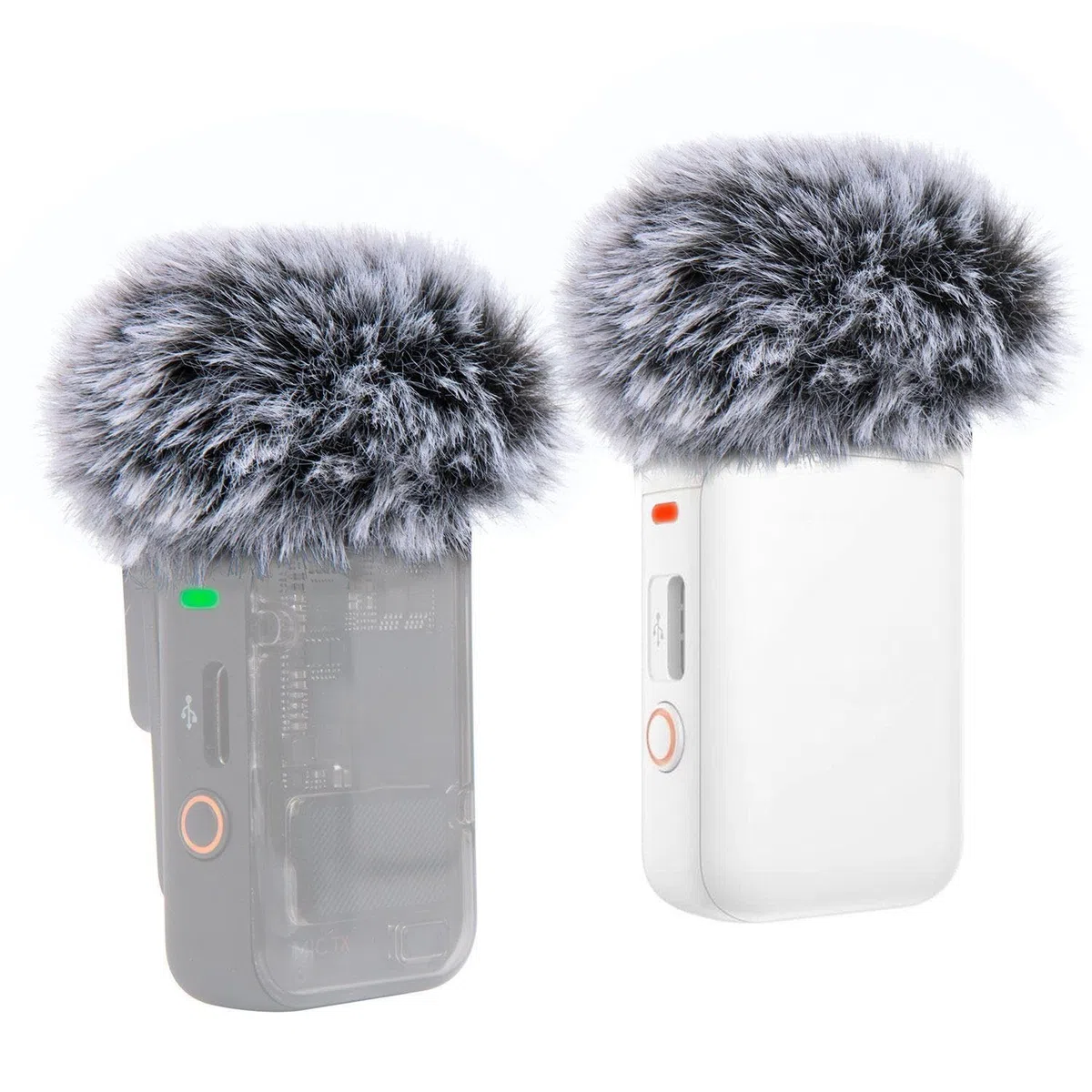 SUNMON Lot de 2 Filtres Anti-Pop pour DJI Mic 2 - DJI Osmo Pocket 3, Housse de Microphone Extérieur Sans Fil, Réduction du Bruit, Bonnettes Anti-Vent pour Wireless DJI Mic 2