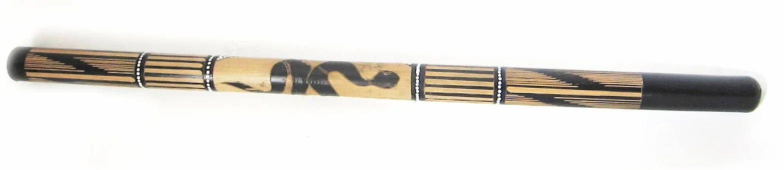 Didgeridoo Bambou Sculpté 120 CM Commerce Équitable