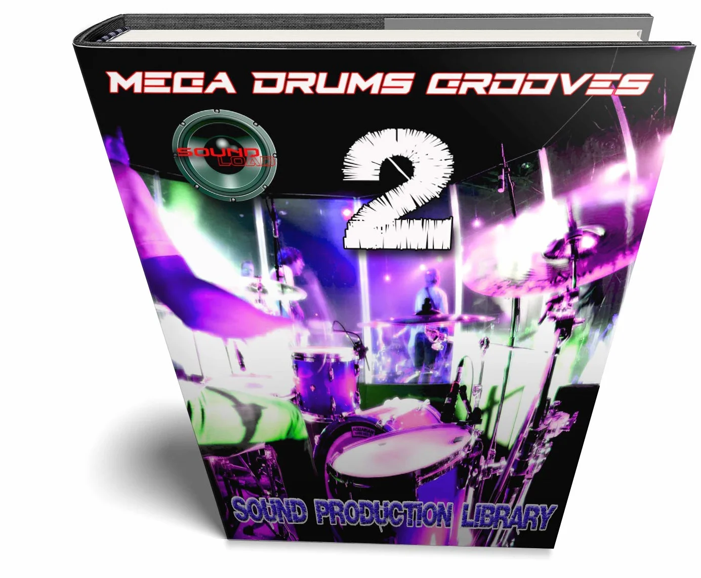 Mega DrUMS GROOVES 1 Bibliothèque d'échantillons 8,5 Go 2DVD