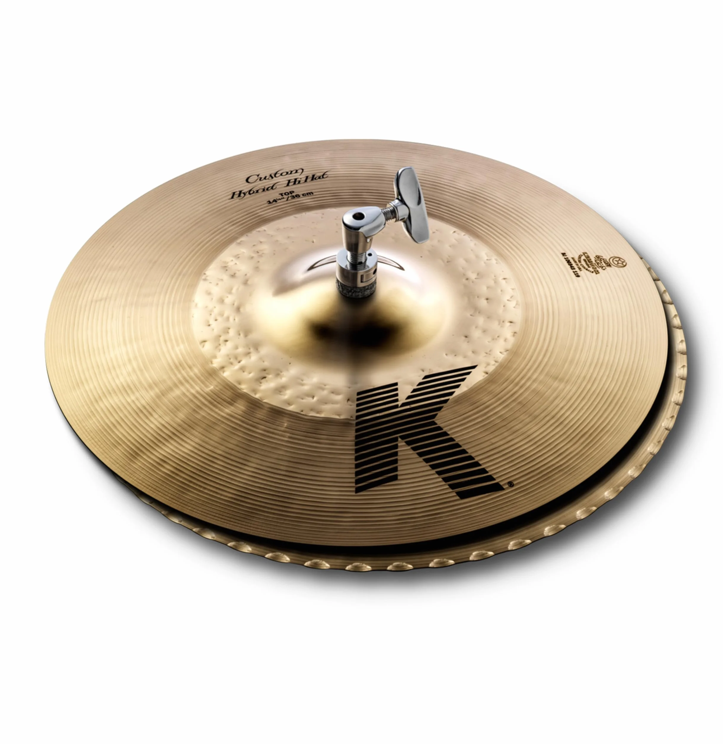 Zildjian K Custom Series - 14 1/4" Hybrid Hi-Hat Cymbals - Pair ,Multi Colour