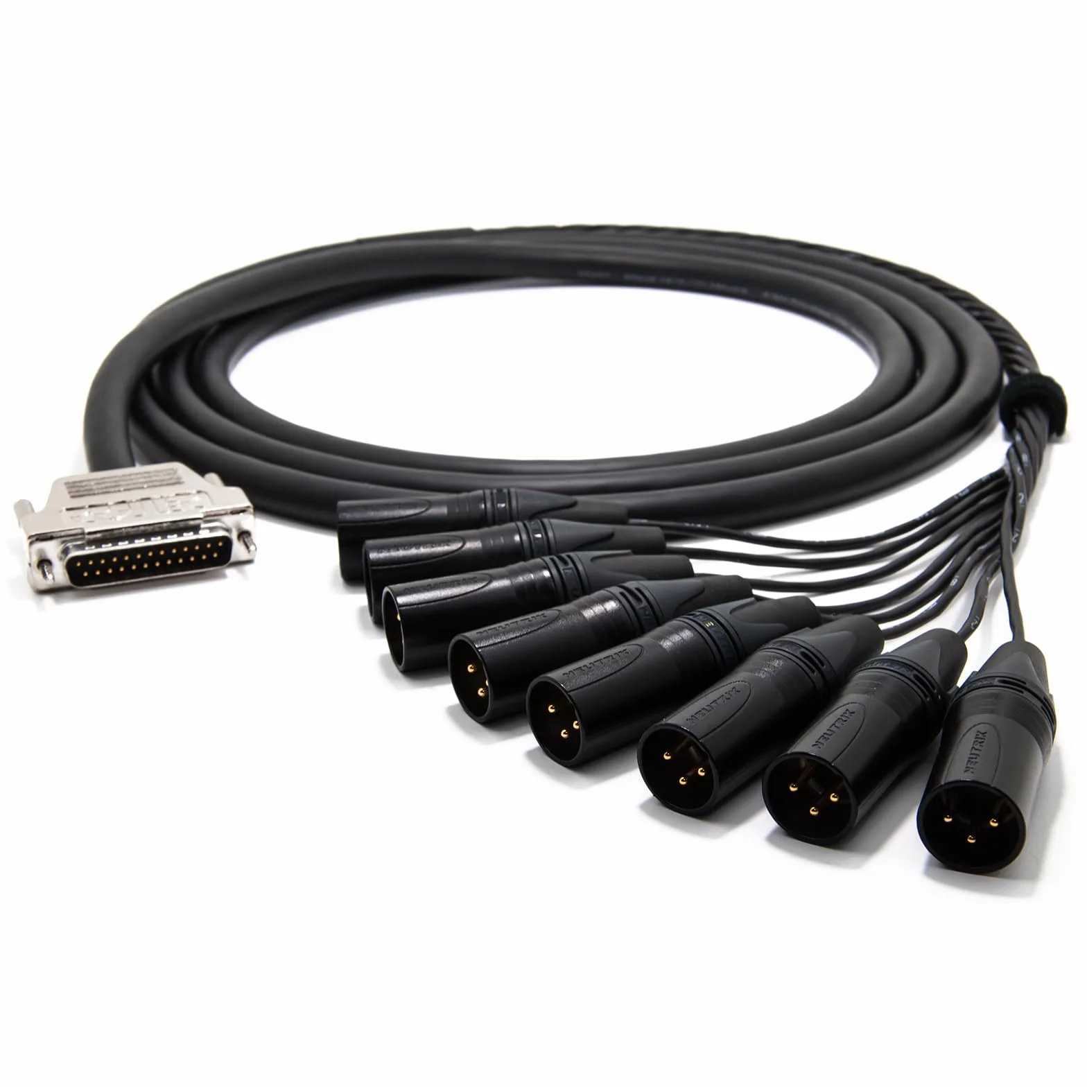 enoaudio Mogami 2932 8 Multipaire Câble analogique studio Breakout | Gold D-Sub 25 – Neutrik XLR mâle | HiFi - 2,0 m
