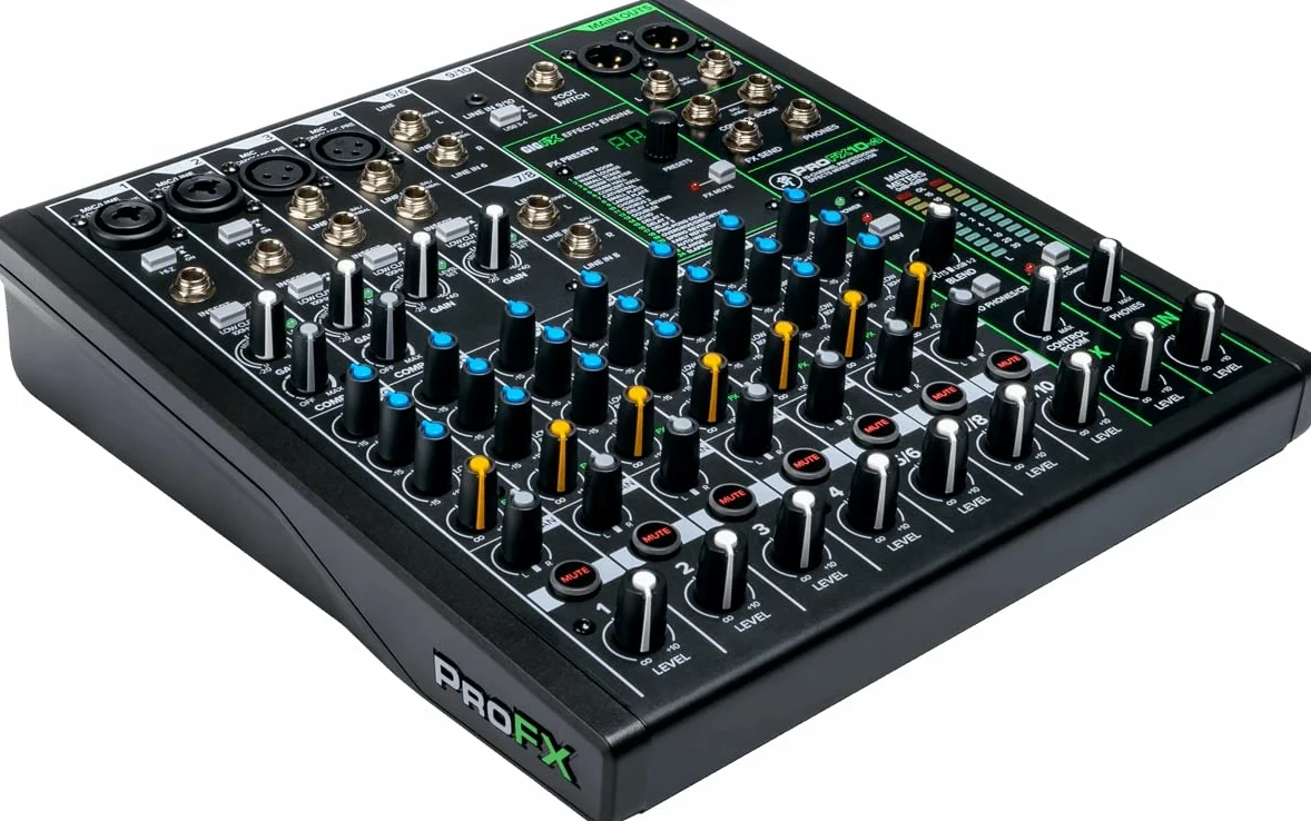 Mackie ProFX10v3 Mixeur à Effets Professionnel 10 Canaux avec USB