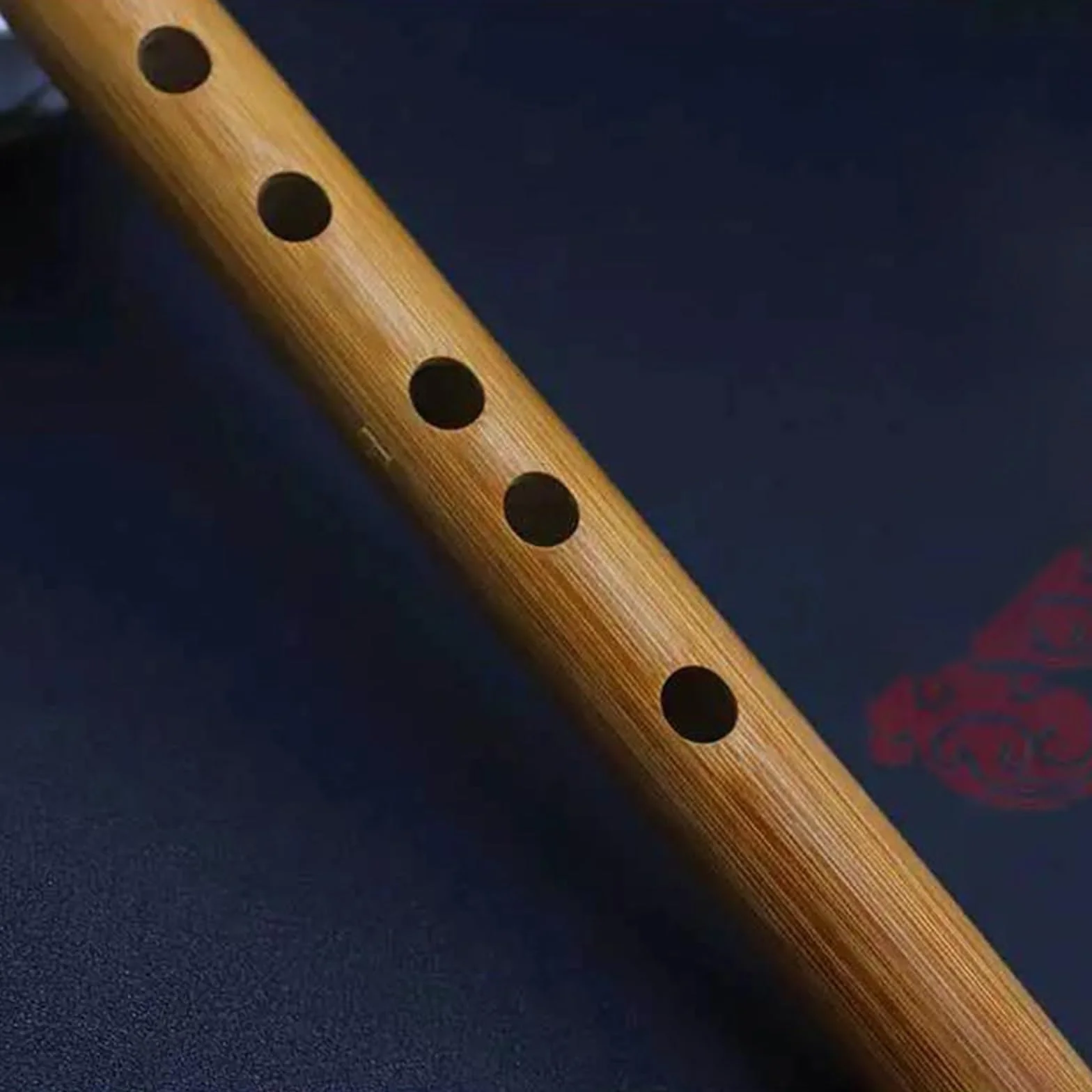 Flûte Chinoise Xiao Bambou Embout U Clé Courte Débutants