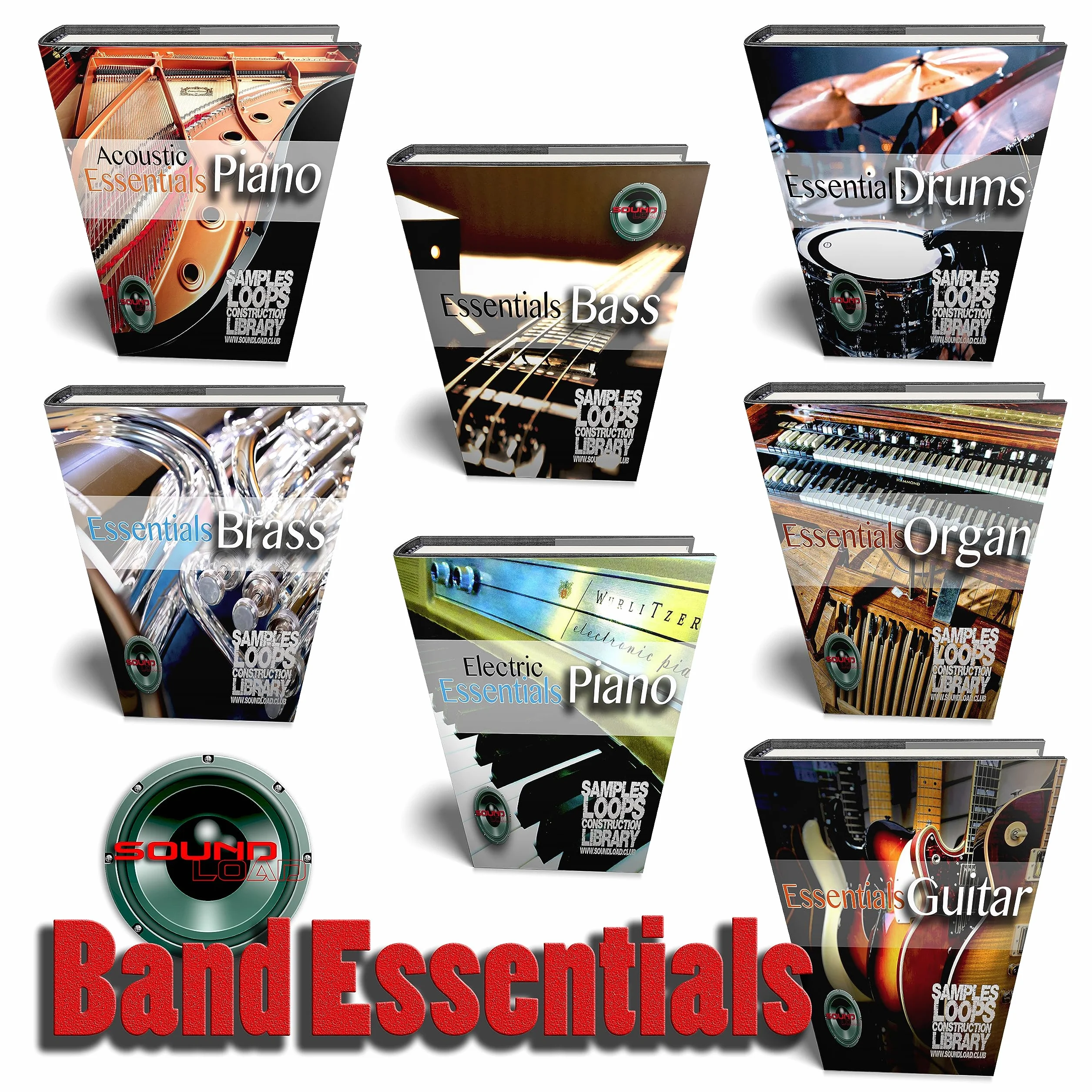 BAND Essentials MEGA Bundle 7 grands échantillons d'ondes essentielles bibliothèques studio en boucle