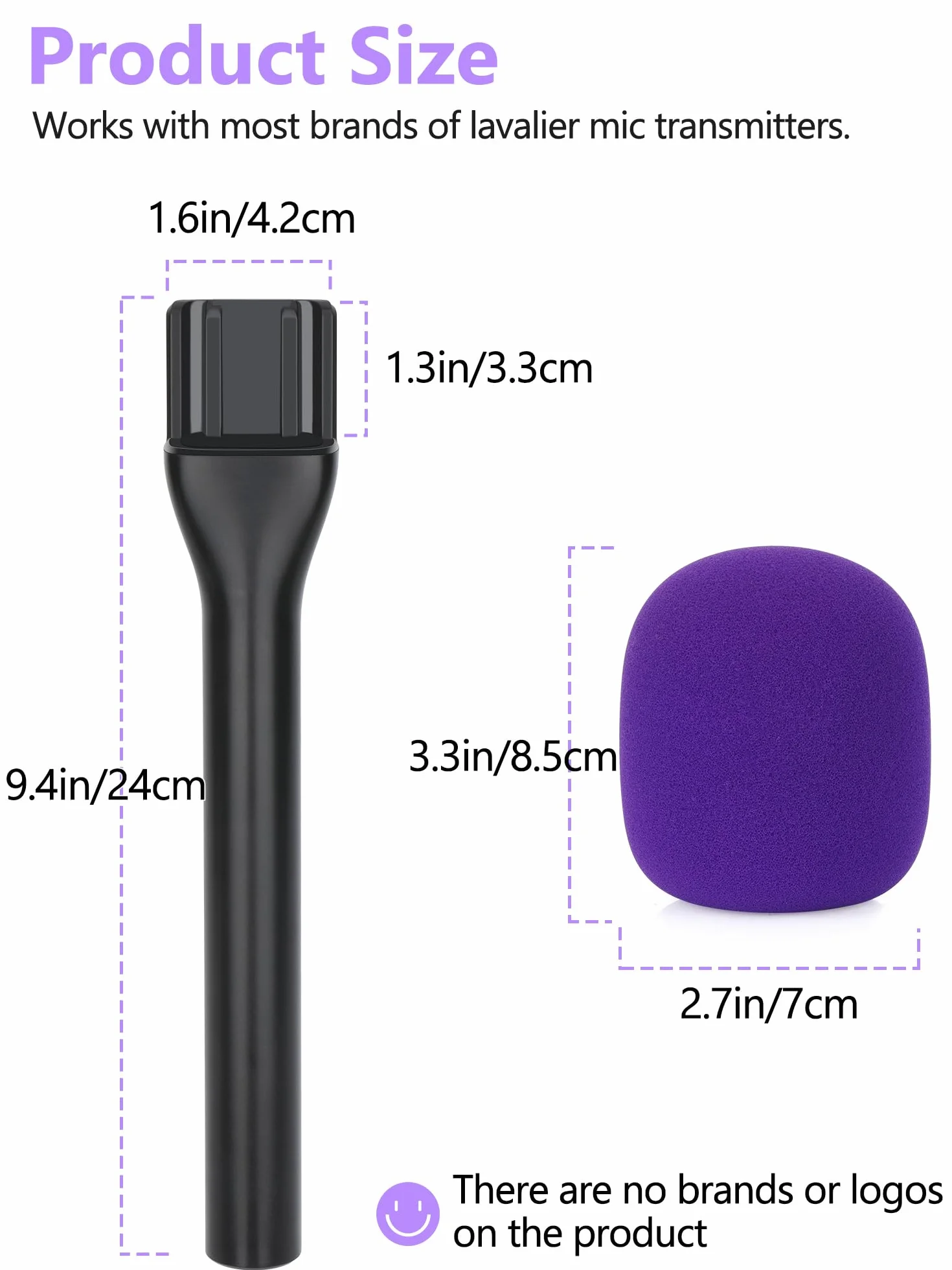YOUSHARES Poignée DJI Adaptateur Interview GO sans Fil pour Rode Wireless GO II, Support Cravate pour DJI Mic 2