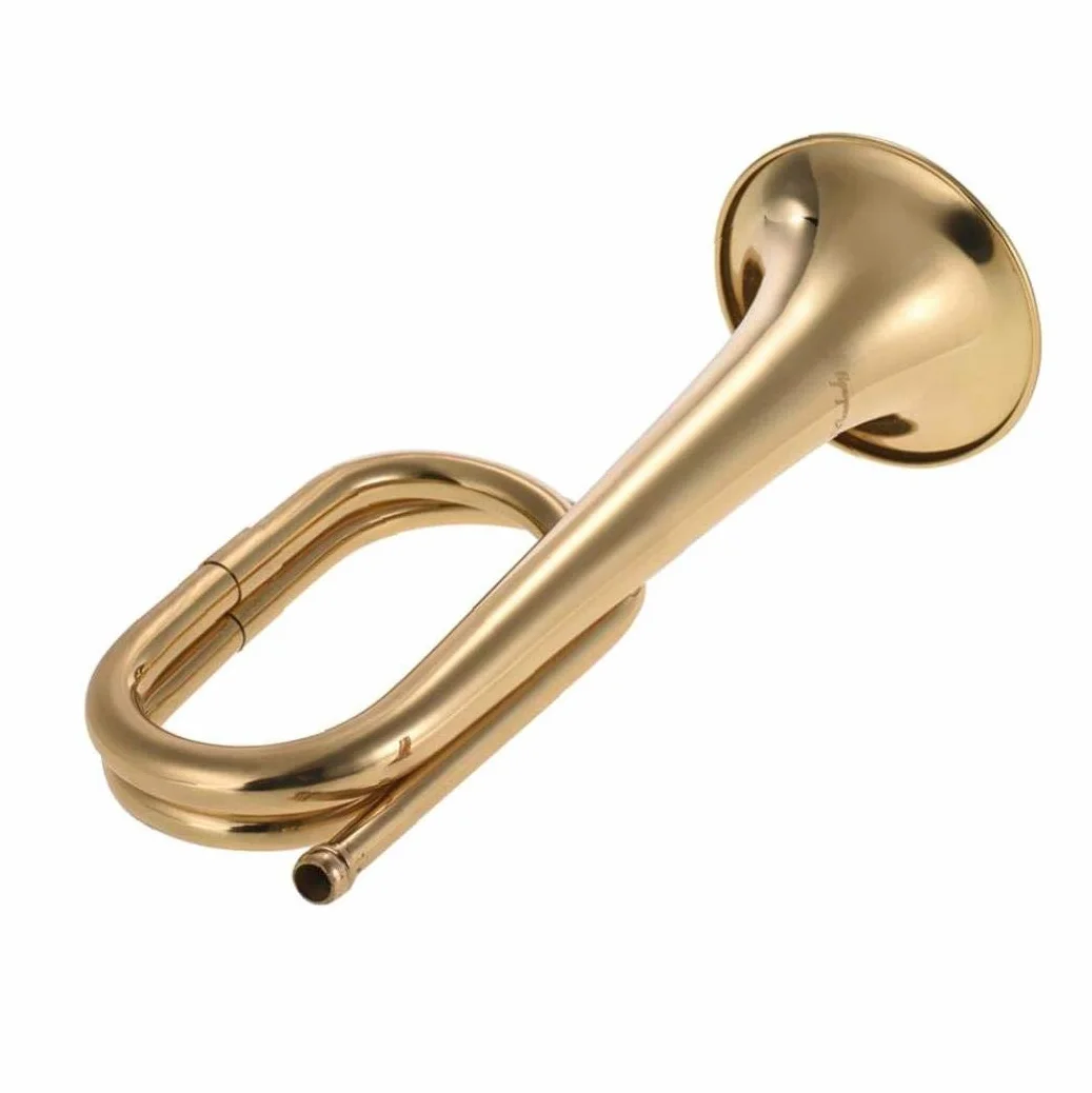 Trompette de cavalerie Cuivre avec Embouchure B Flat Bugle Call