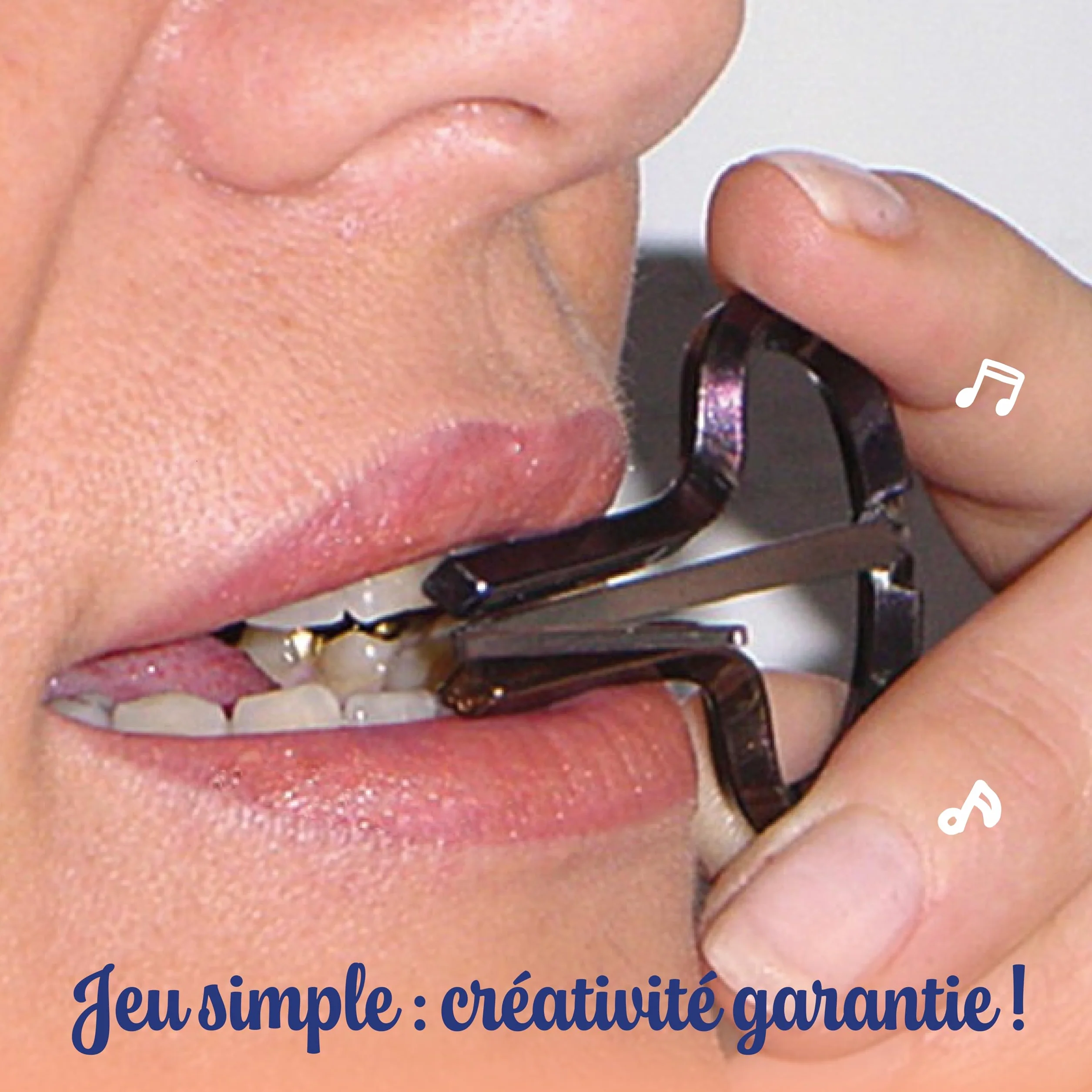 Fuzeau Guimbarde Métal 8 cm Instrument à Vibration Enfants Dès 6 Ans