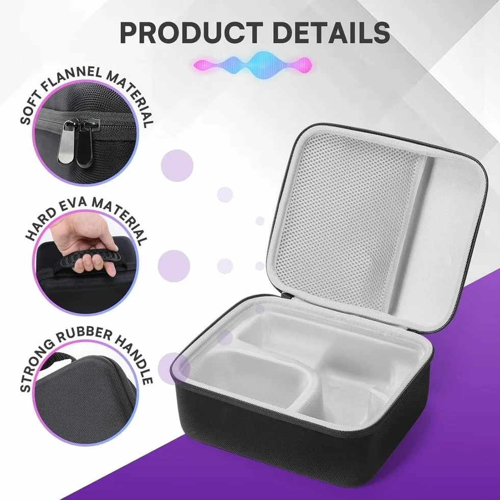 Étui de transport rigide Shure SM7B MV7 MV7X, coque EVA absorbant les chocs, intérieur mousse personnalisé, sac de voyage compact