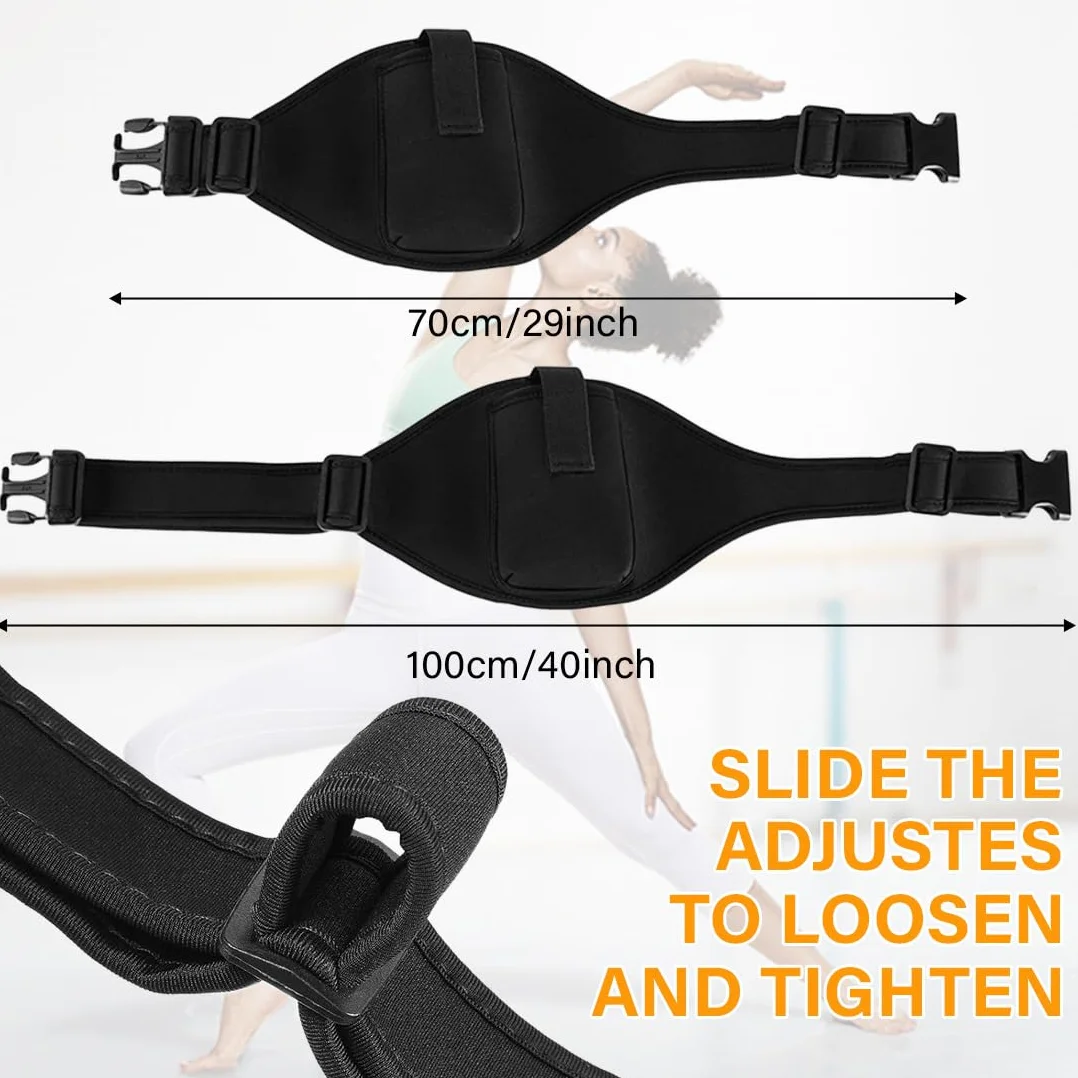 CATOR Ceinture Réglable pour Microphone, Noir