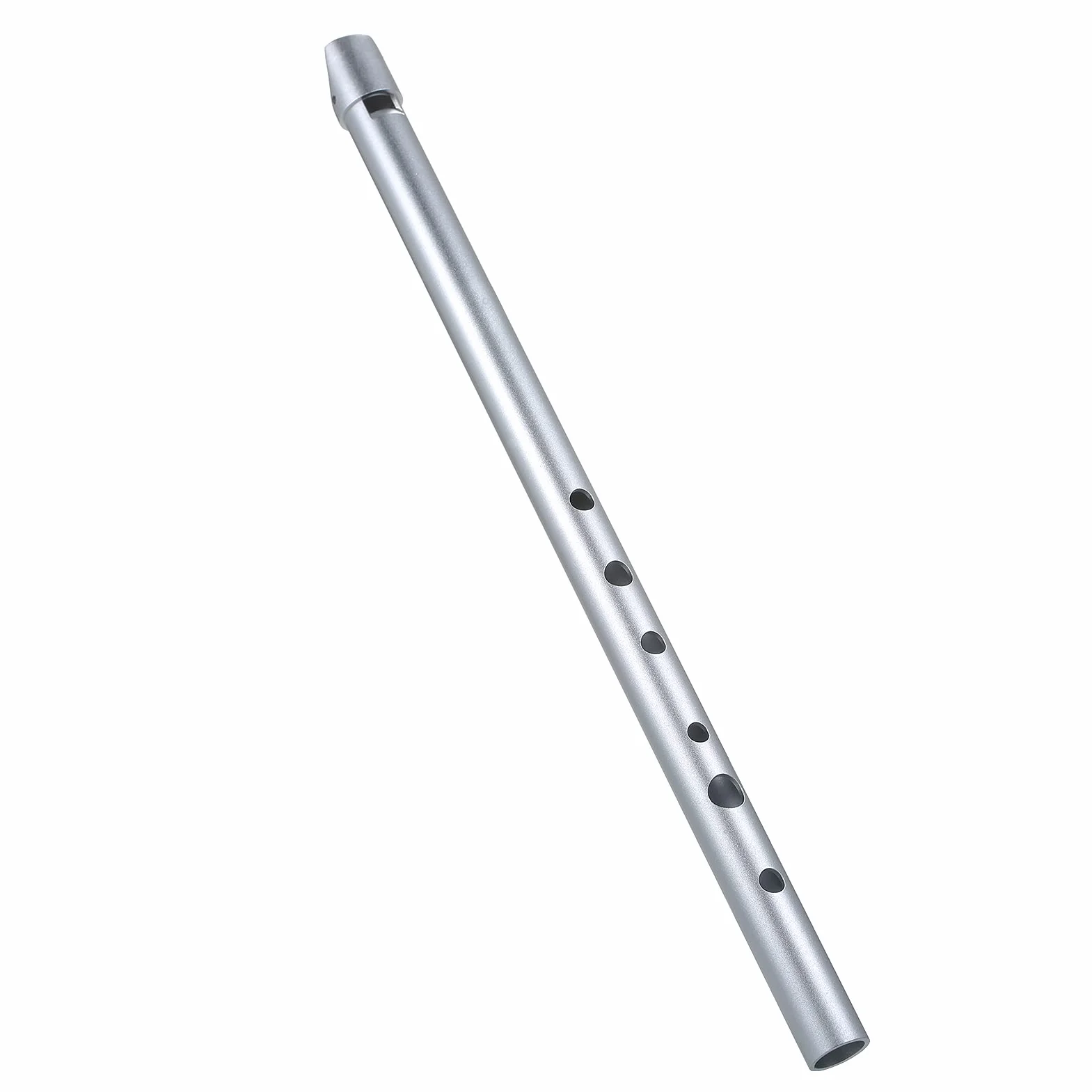 Sifflet irlandais Penny Whistle traditionnel en étain 6 trous Clé de C
