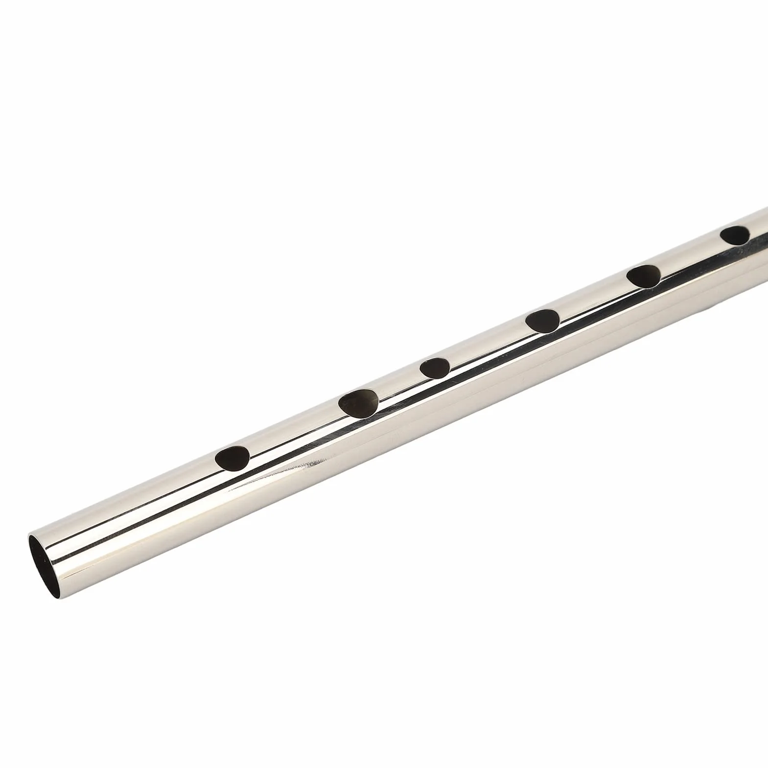 Flûte irlandaise Irish Whistle 6 trous clé de ré alliage aluminium sans soudure pour débutants