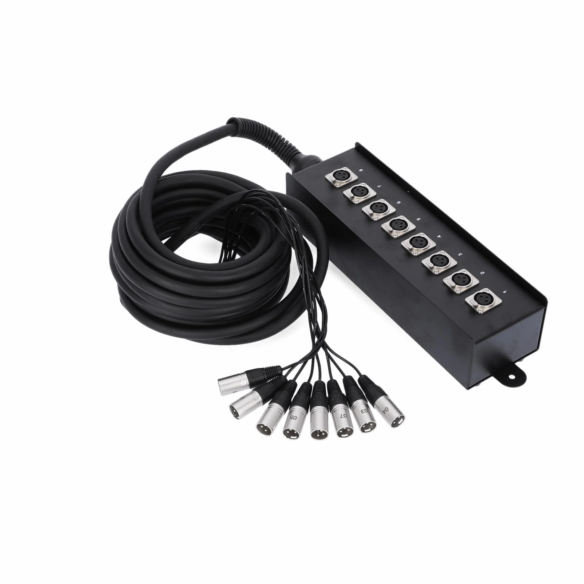 Adam Hall Cables K 8C 10 - Boîtier de Scène 8/0 10 m