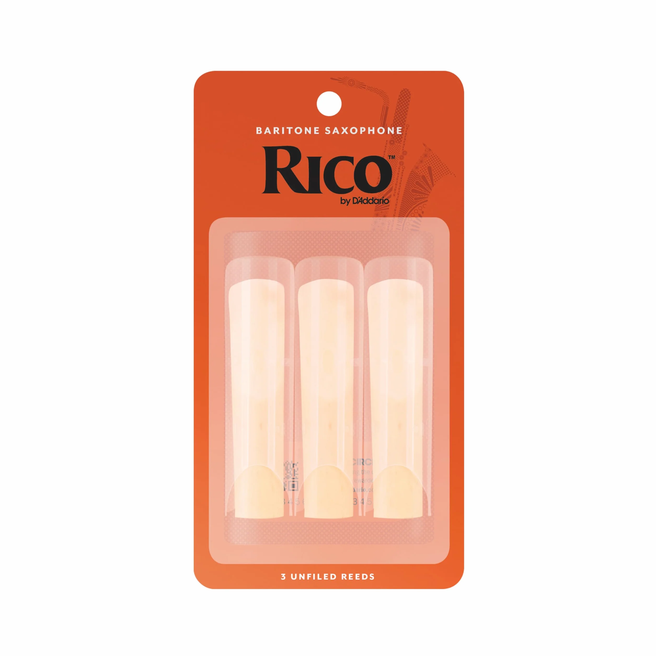 Rico Anches pour saxophone baryton force 2.5 pack de 3