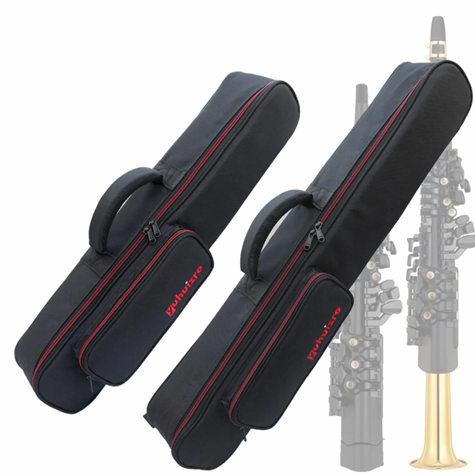 Étui pour Saxophone Gigbag 60cm avec Sangle Zippé Portable