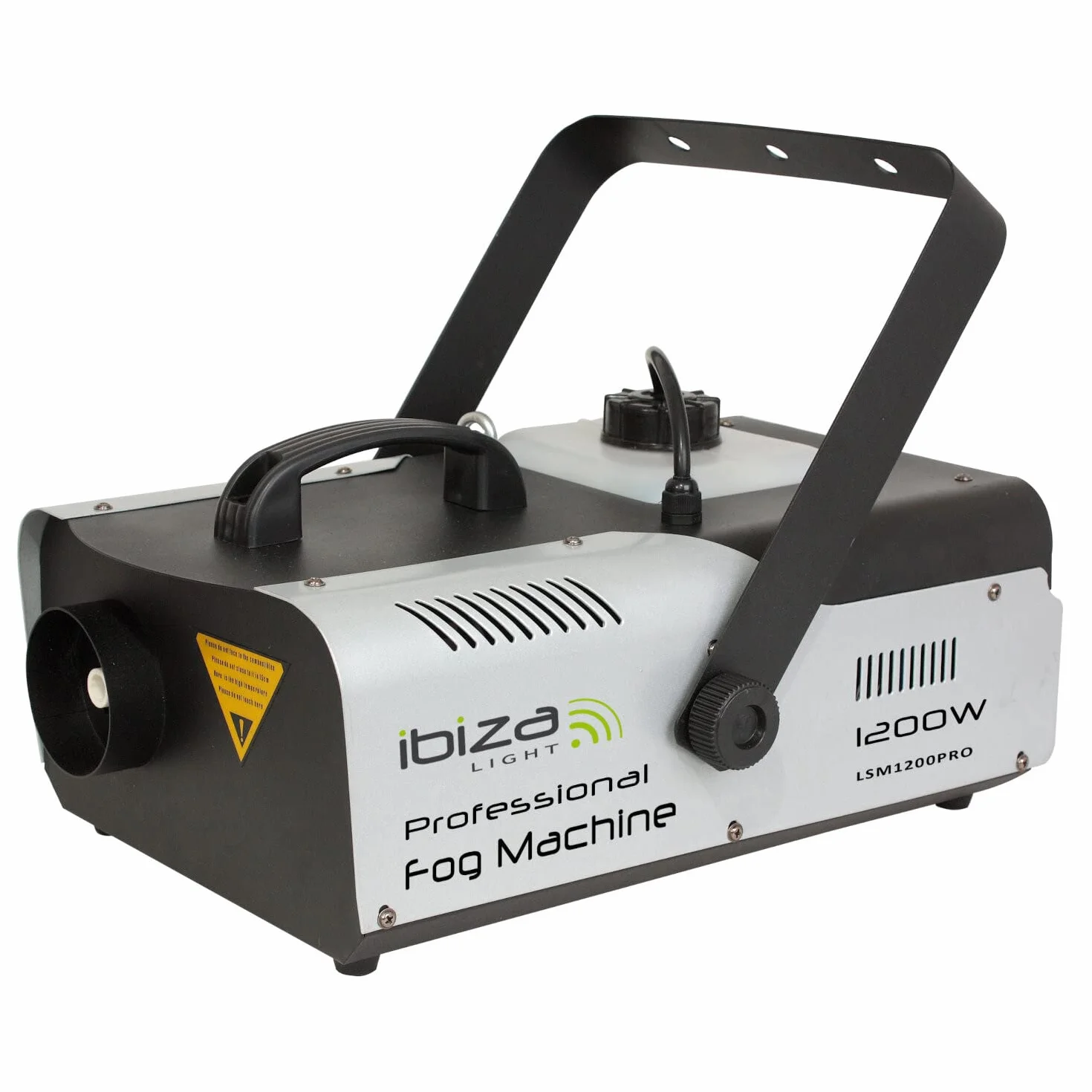 Ibiza - LSM1200PRO - Machine à fumée professionnelle de 1200W programmable en DMX et télécommande - Noir