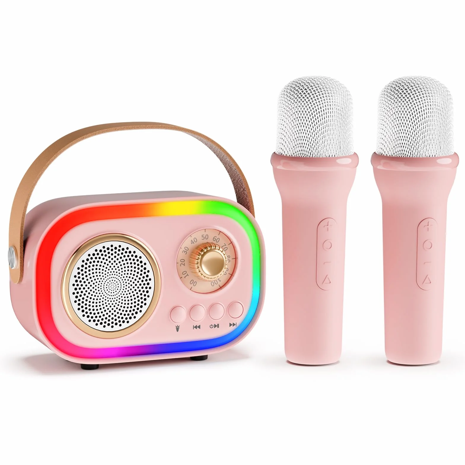 Micro Karaoke Enfant Cadeau Fille 4-12 Ans Anniversaire Jouet Microphones