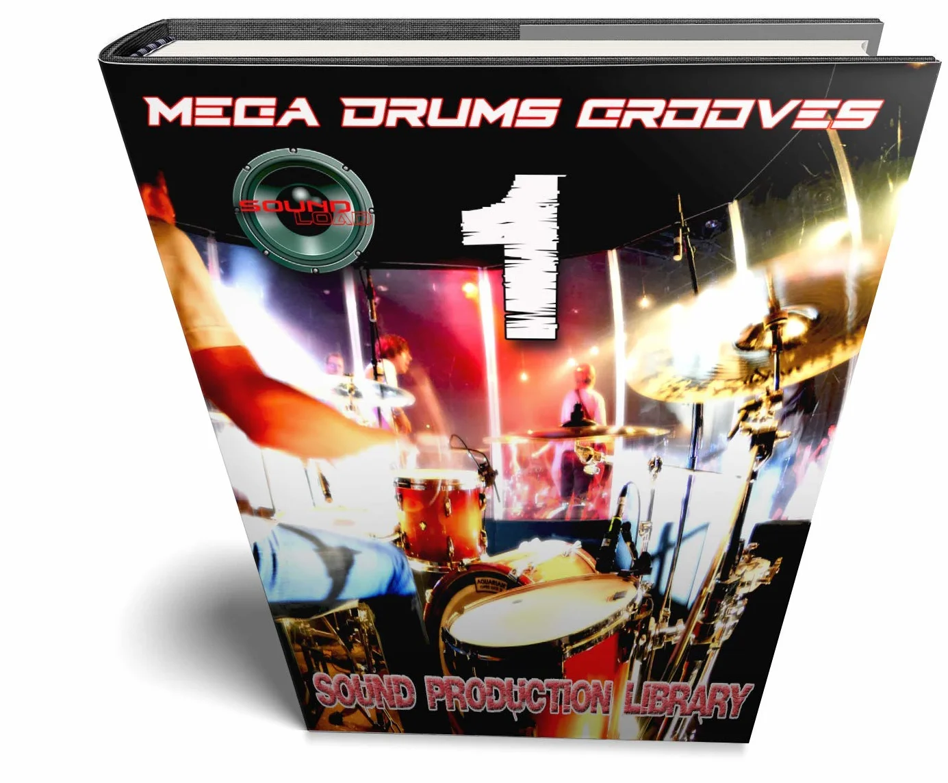 Mega DrUMS GROOVES 1 Bibliothèque d'échantillons 8,5 Go 2DVD