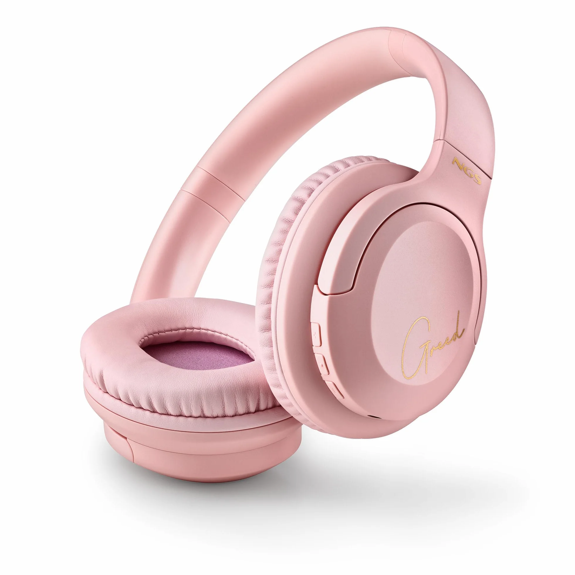 Casque Supra-aural sans Fil Bluetooth Rose NGS Artica Greed Pink 40h Microphone Intégré Pliable