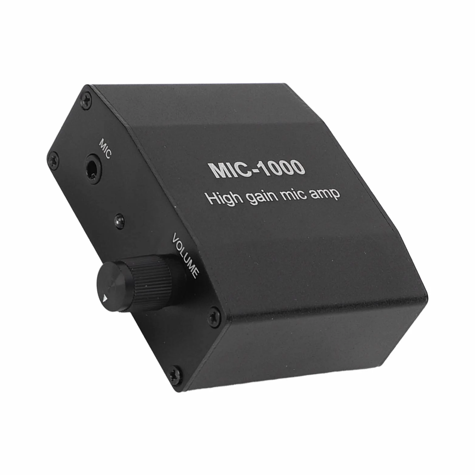 Amplificateur de Microphone Préampli à Gain élevé 1000 Fois 3,5 mm pour Musiciens Podcasters