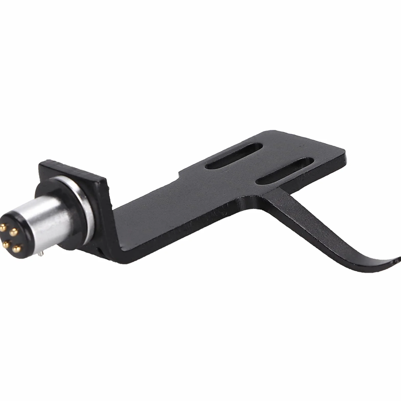 Porte-Cellule pour Lecteur Phono avec 4 Câbles et 2 Paires de Vis, pour Platines Vinyles