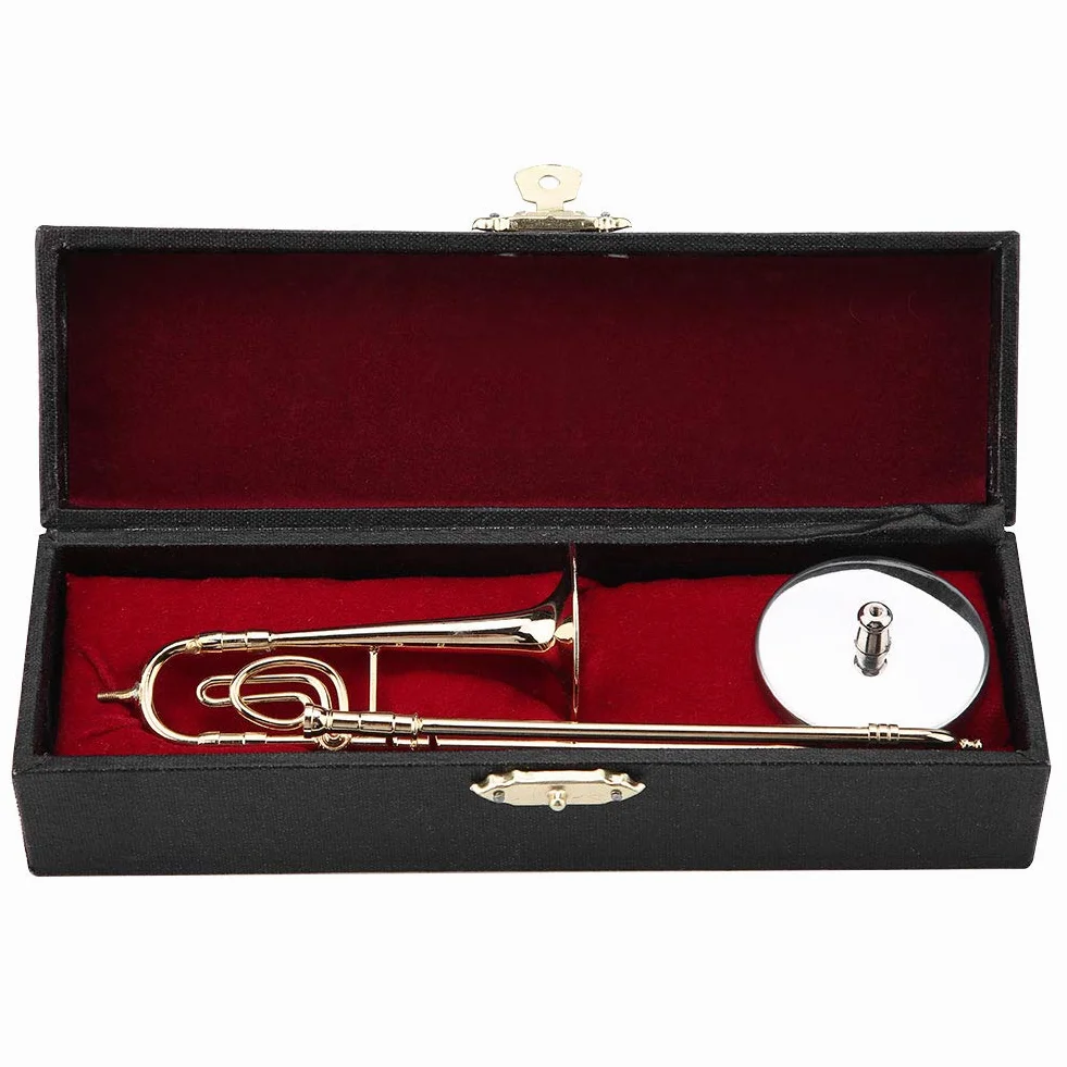 Miniature Trombone en Laiton Modèle Musical pour Enfants Musiciens