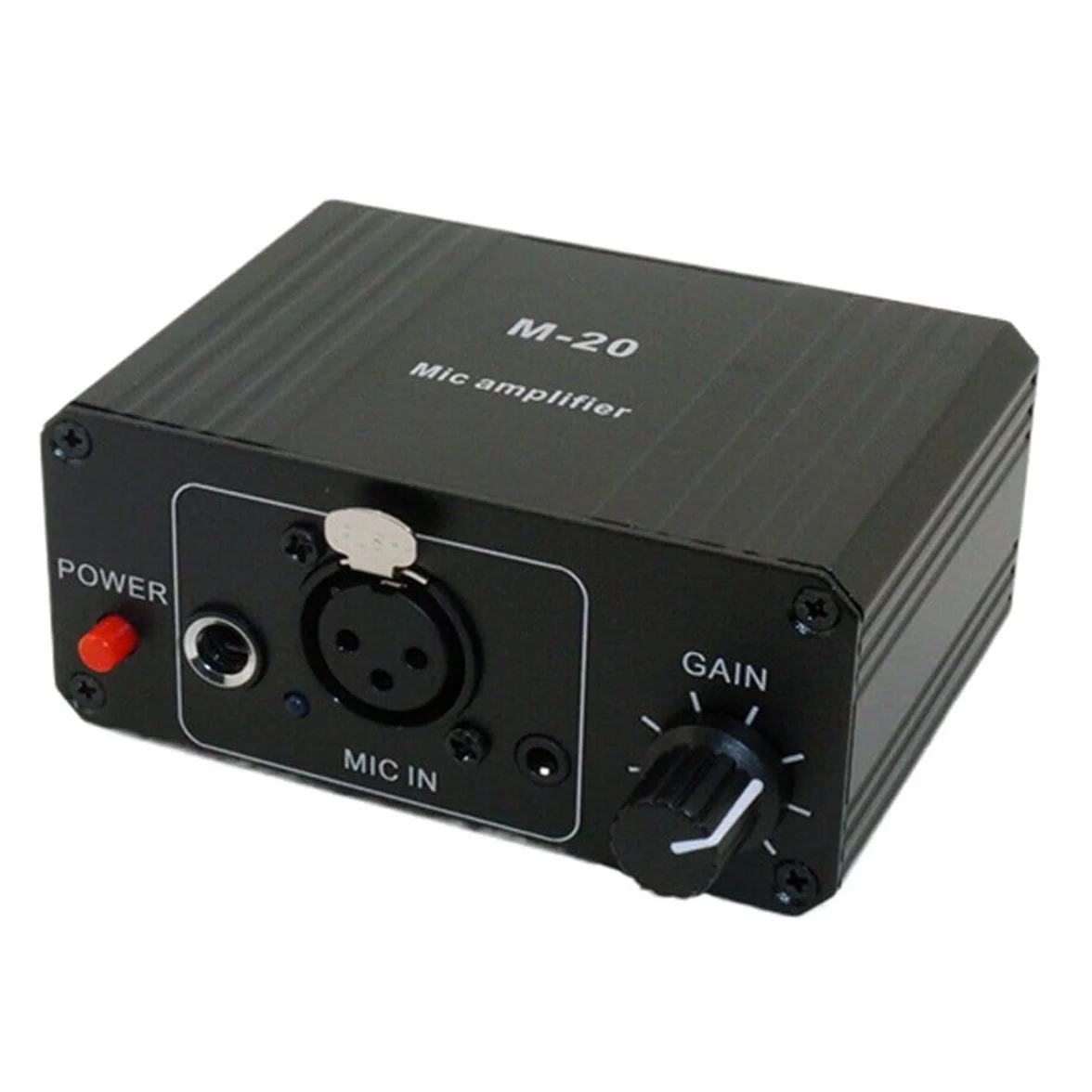 Préampli Micro 48V Alimentation Fantôme Sortie XLR Gain Élevé