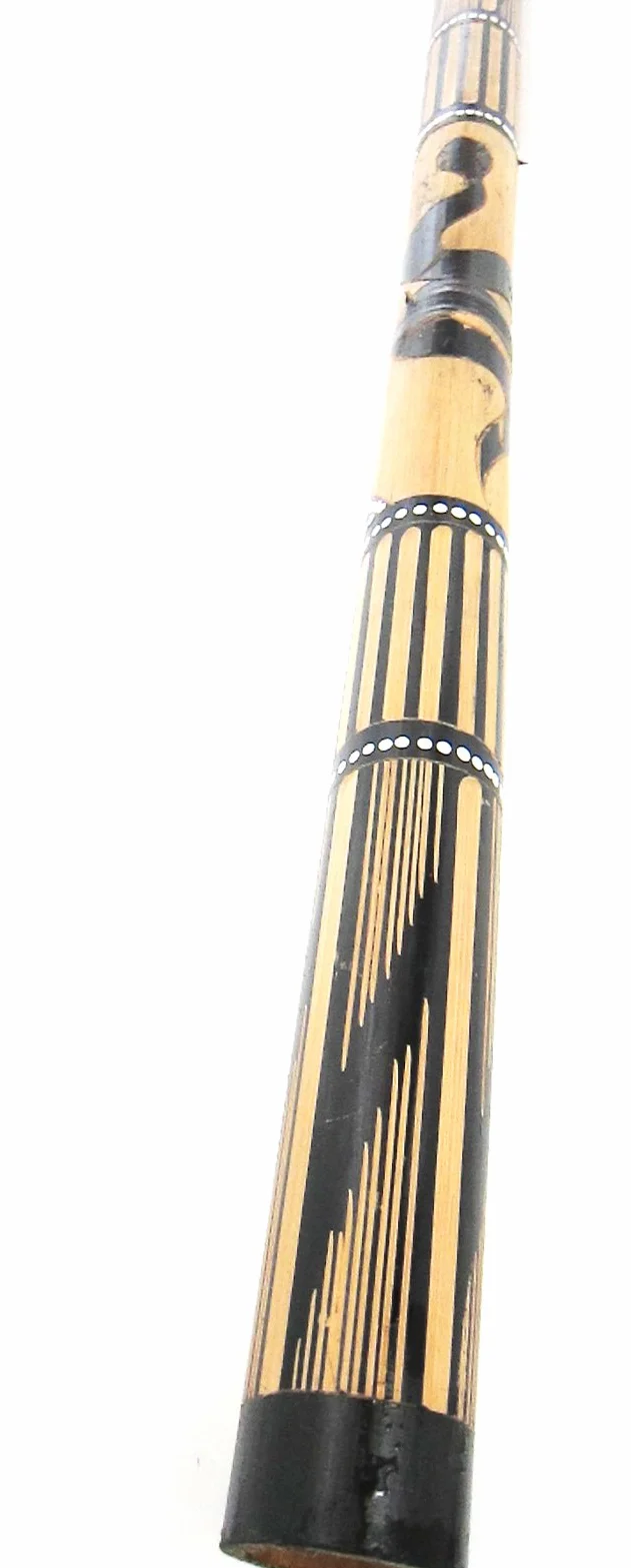 Didgeridoo Bambou Sculpté 120 CM Commerce Équitable