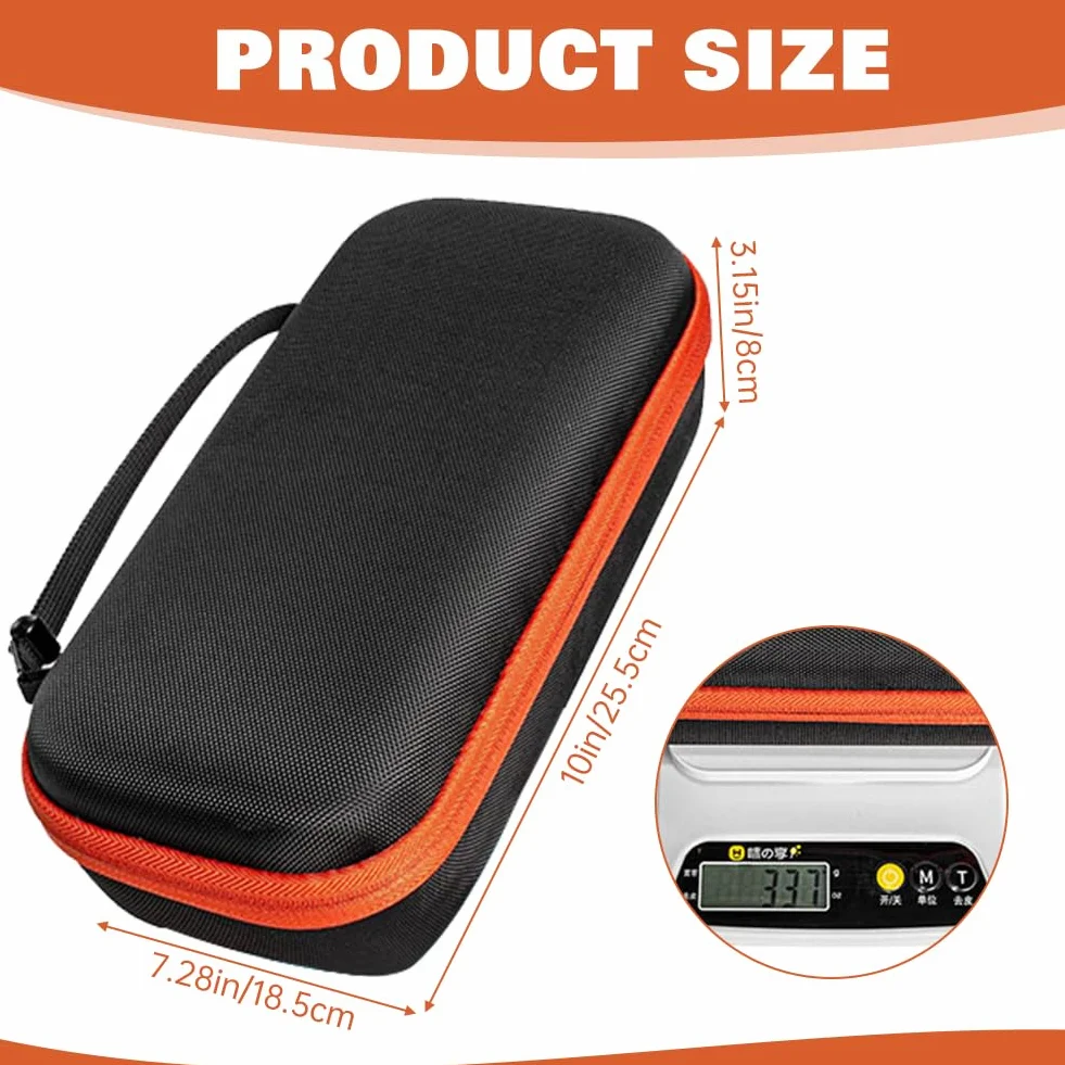 JBL PartyBox Housse Rigide EVA pour Système de Microphone Sans Fil, Étui de Transport Portable pour Deux Micros à Main