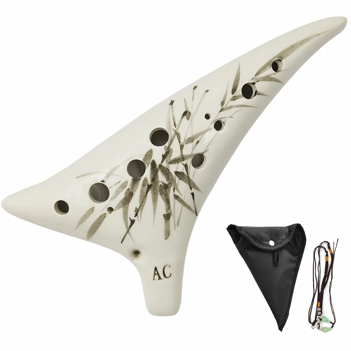 SENHAI Ocarina Alto Do avec partition, cordon et sac de protection