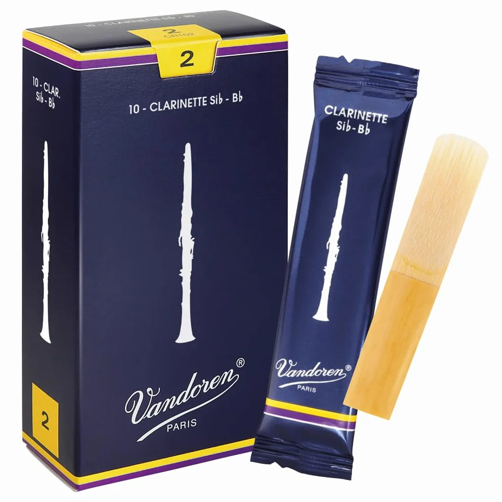 Vandoren CR102 10 Anches pour Clarinette Sib 2 Naturel