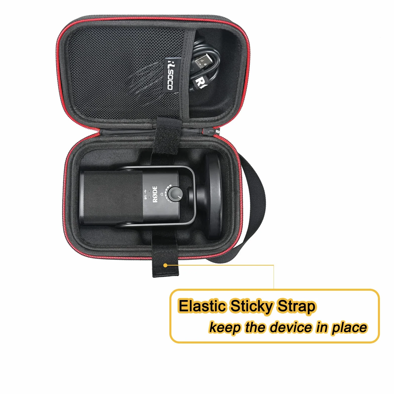 RLSOCO Étui pour RØDE NT-USB Mini Microphone