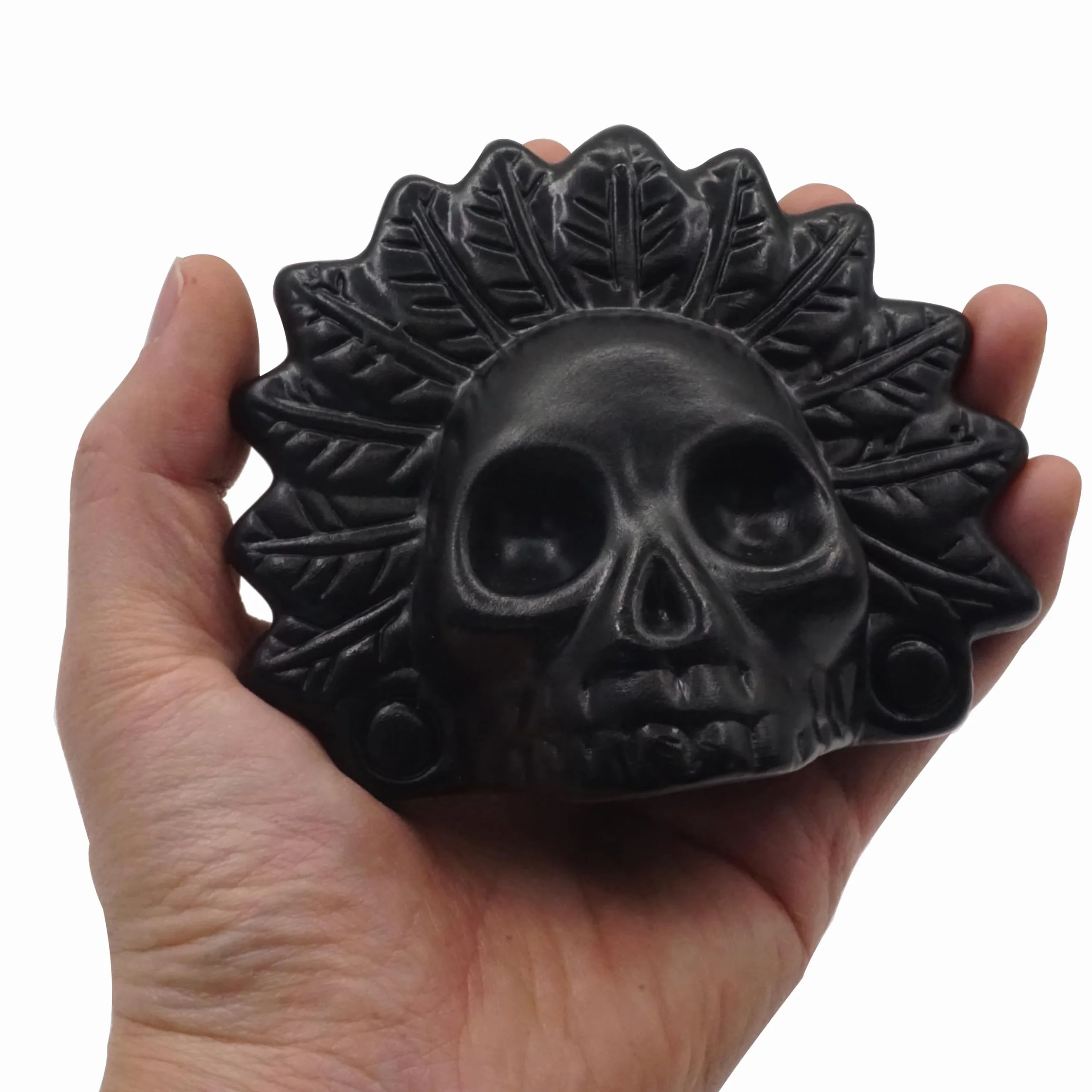 Sifflet de Guerre Aztèque Aztec Death Whistle 126dB Sons de Cris Humains Noir