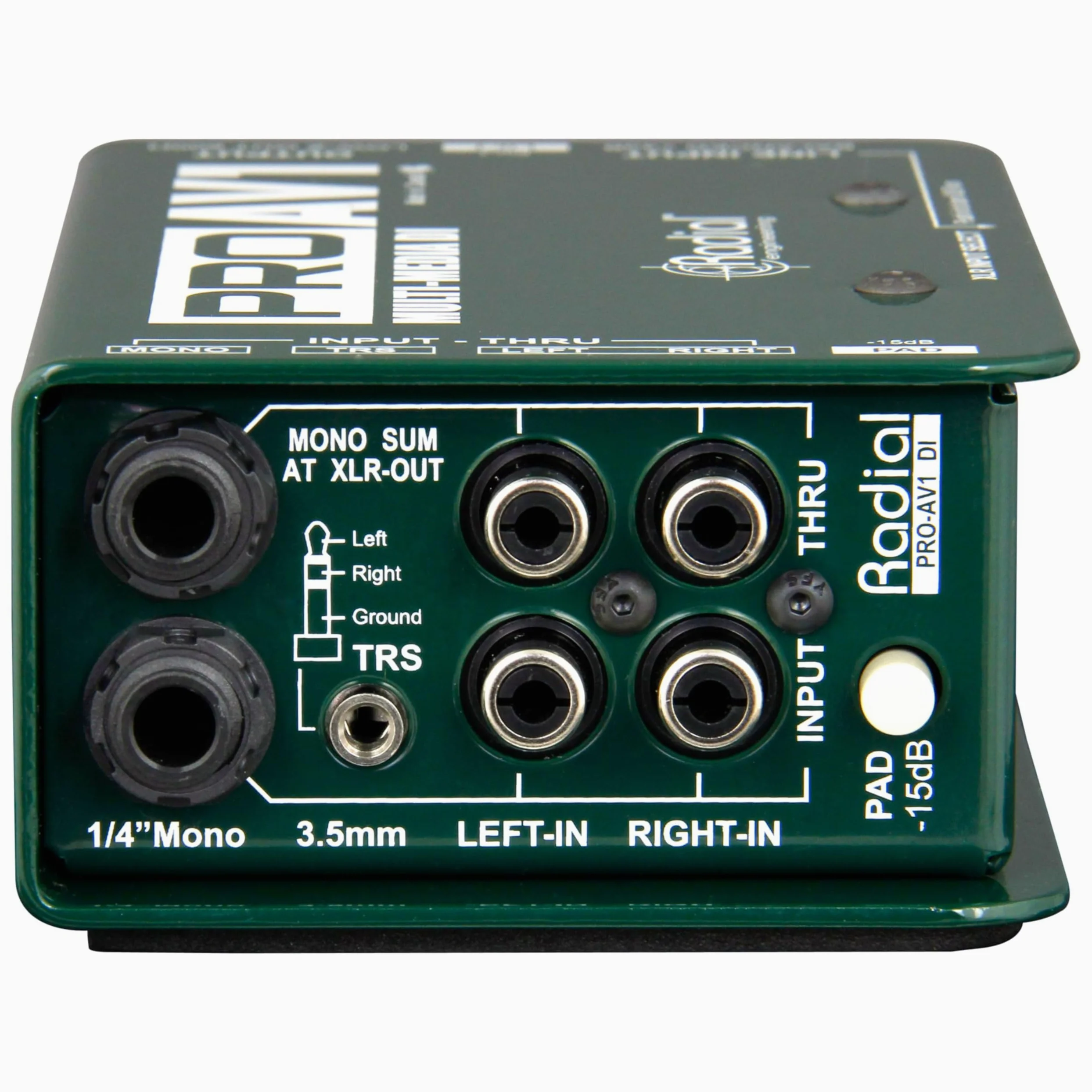 Radial Pro AV1 Boîte de Direct Passive Multimedia - Boîte de Direct