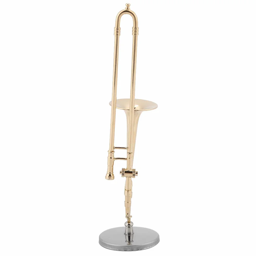Miniature Trombone en Laiton Modèle Musical pour Enfants Musiciens